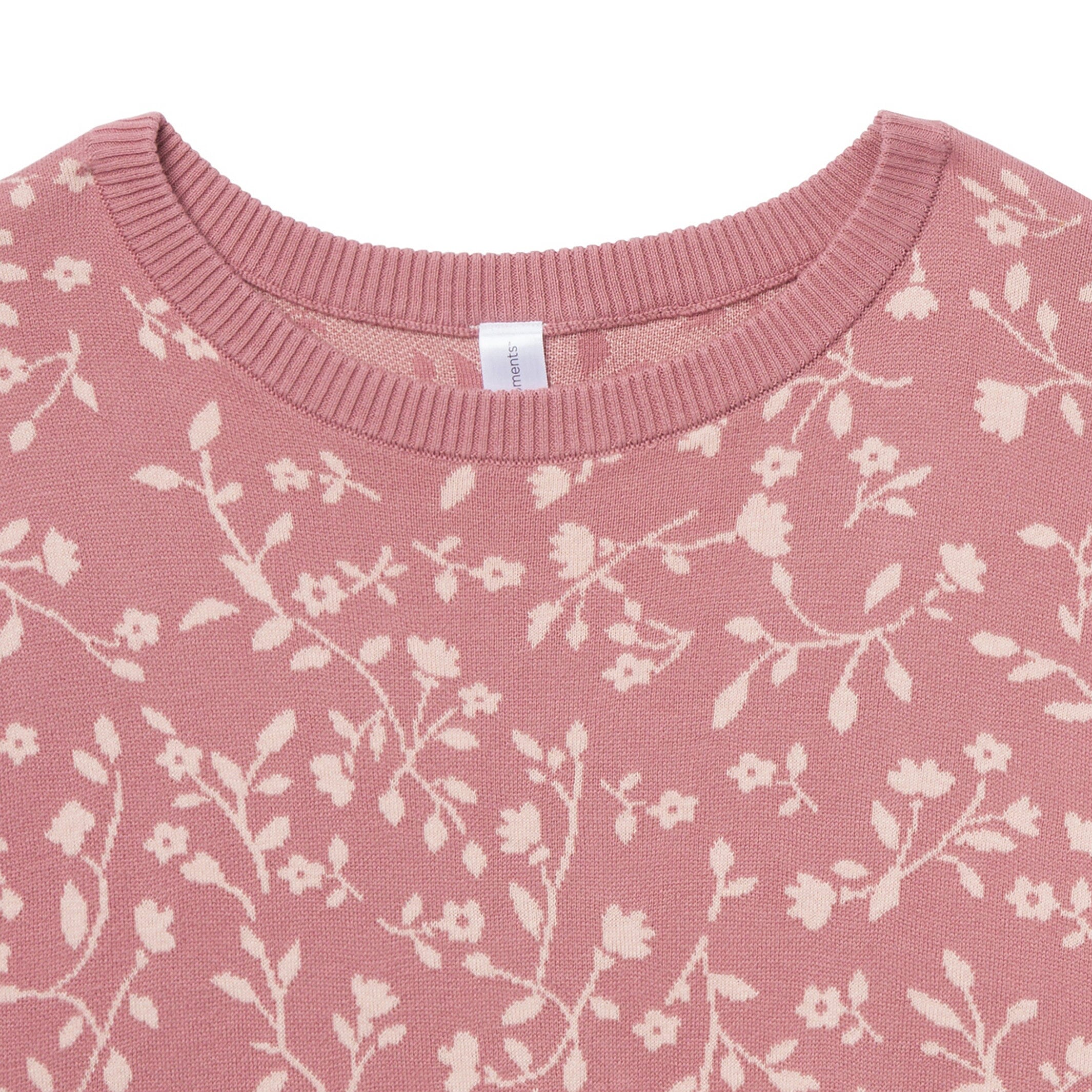 Womens Dark Rose Branches Sweater - Image 6