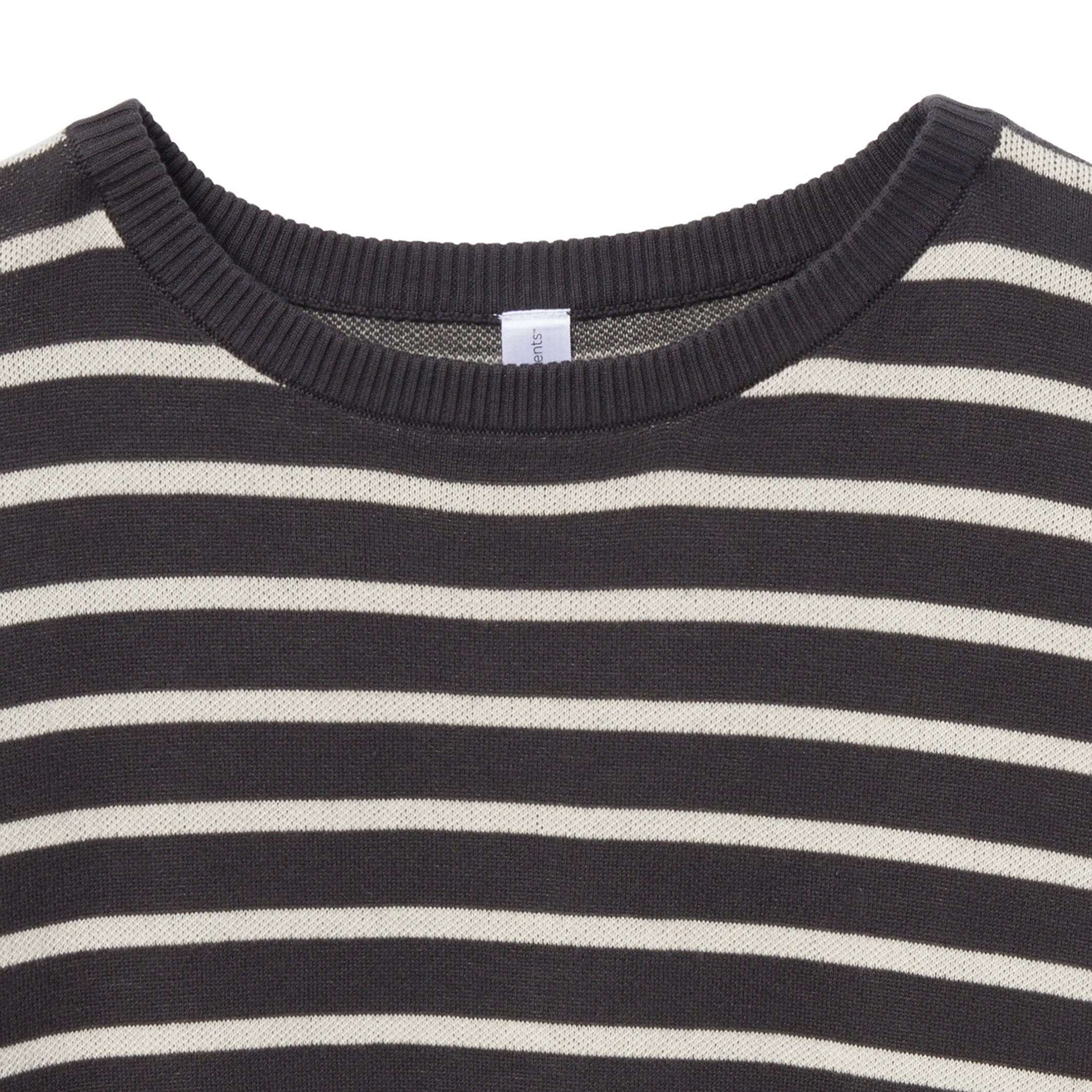 Womens Ivory Stripe Sweater - Image 2
