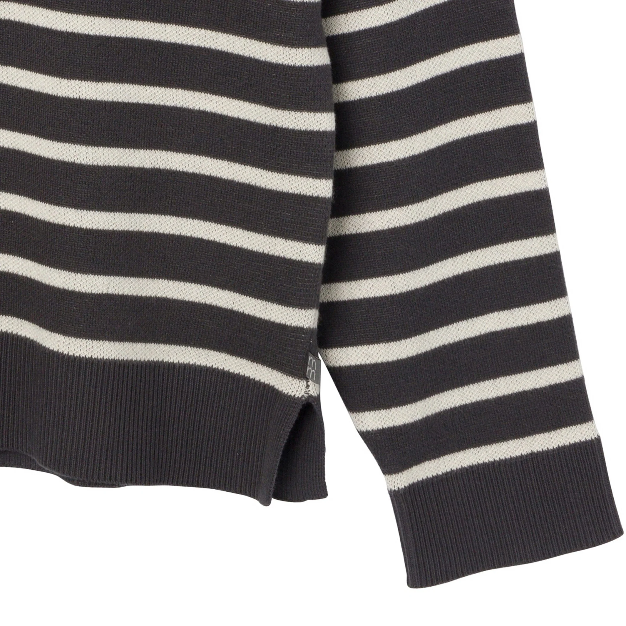 Womens Ivory Stripe Sweater - Image 3