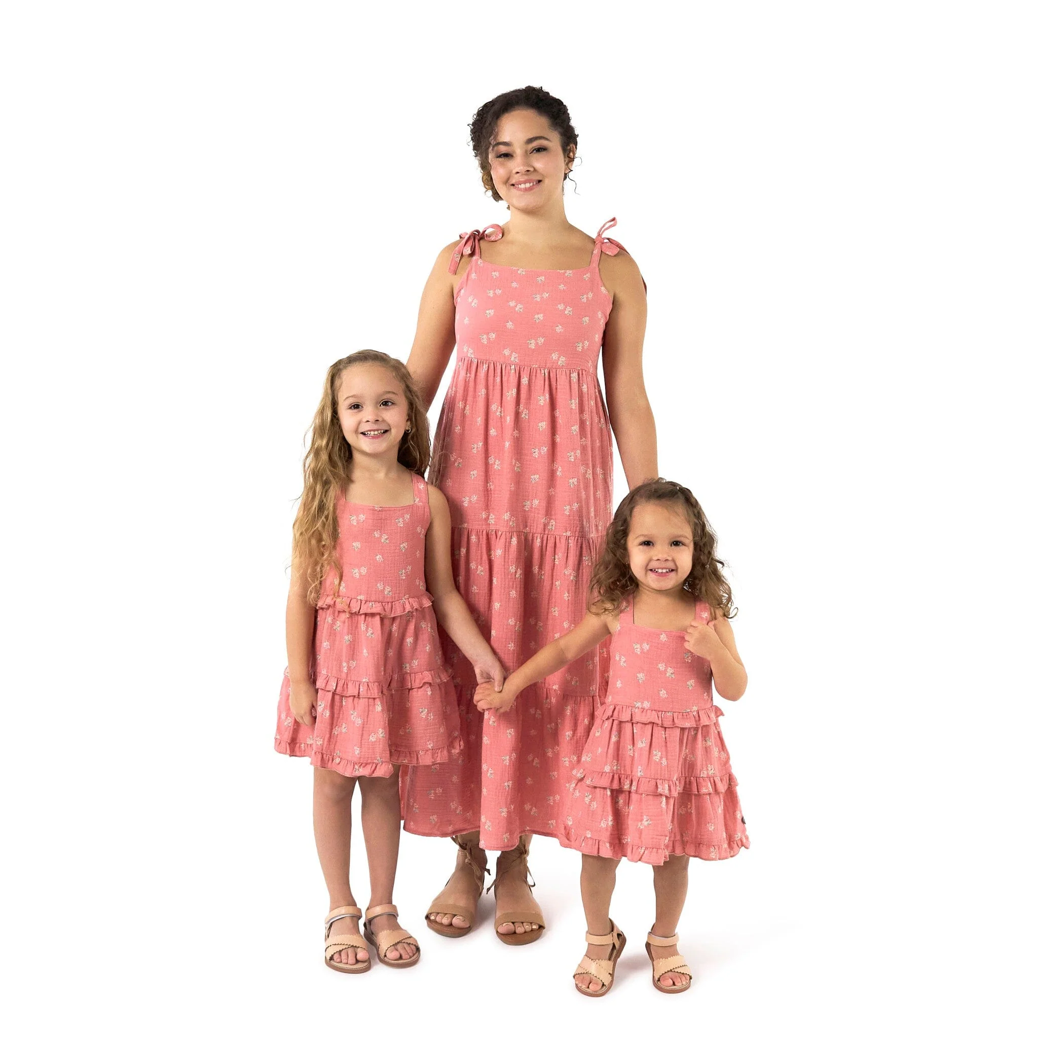 Infant & Toddler Girls Pink Raspberries Gauze Dress - Image 4