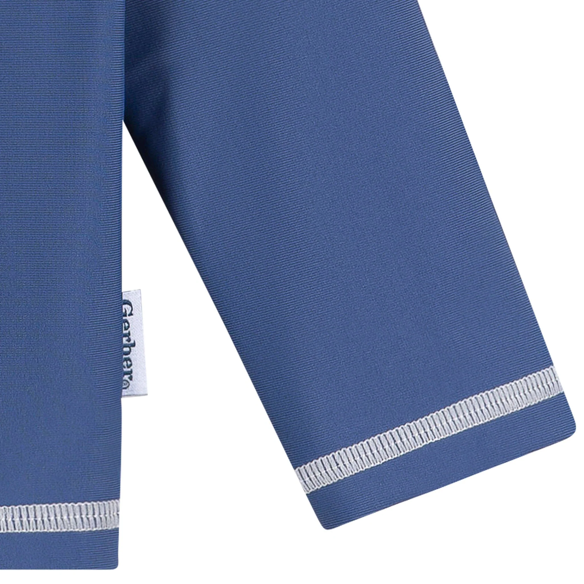 Baby & Toddler Boys UPF 50+ Blue Half Zip Rash Guard - Image 5