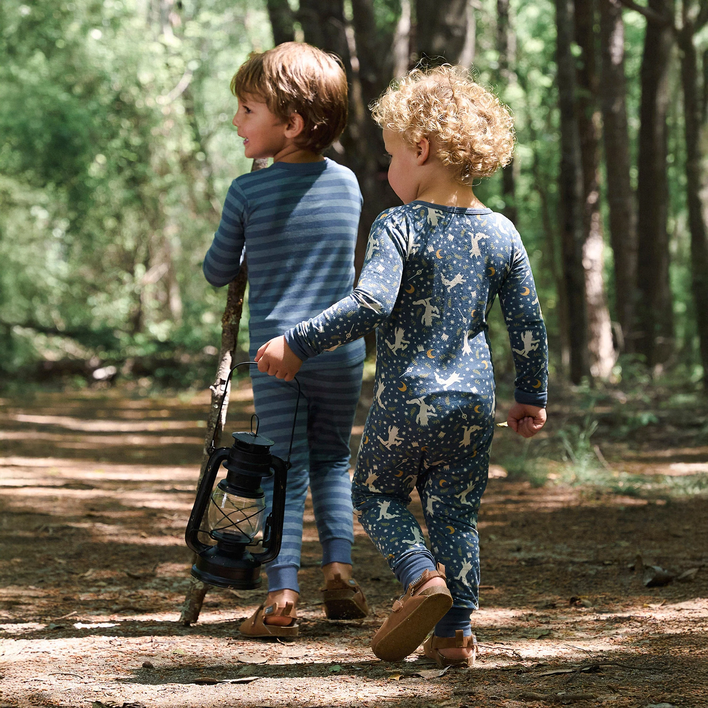 Baby & Toddler Boys Navy Where The Wild Things Are Footless Pajamas - Image 2