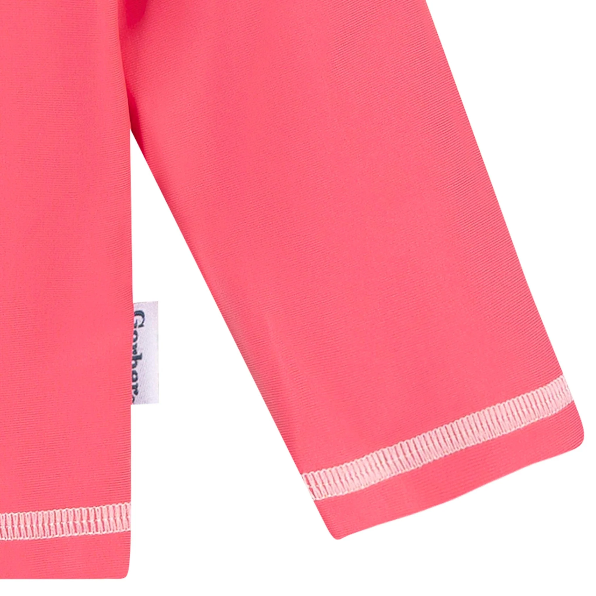 Baby & Toddler Girls UPF 50+ Pink Half Zip Rash Guard - Image 5