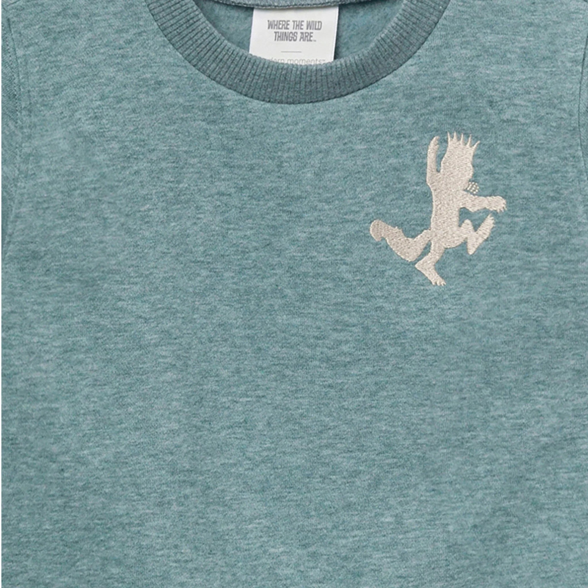 Baby & Toddler Neutral Blue Heather Where The Wild Things Are Sweatshirt - Image 6