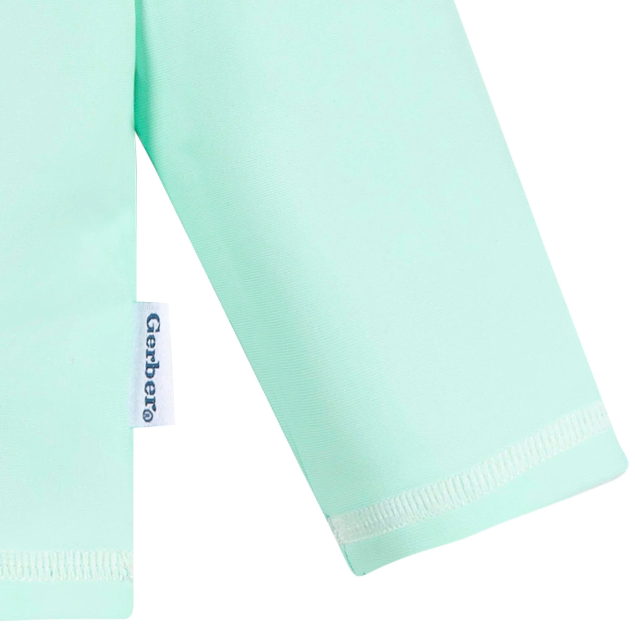 Baby & Toddler Neutral UPF 50+ Green Half Zip Rash Guard - Image 5