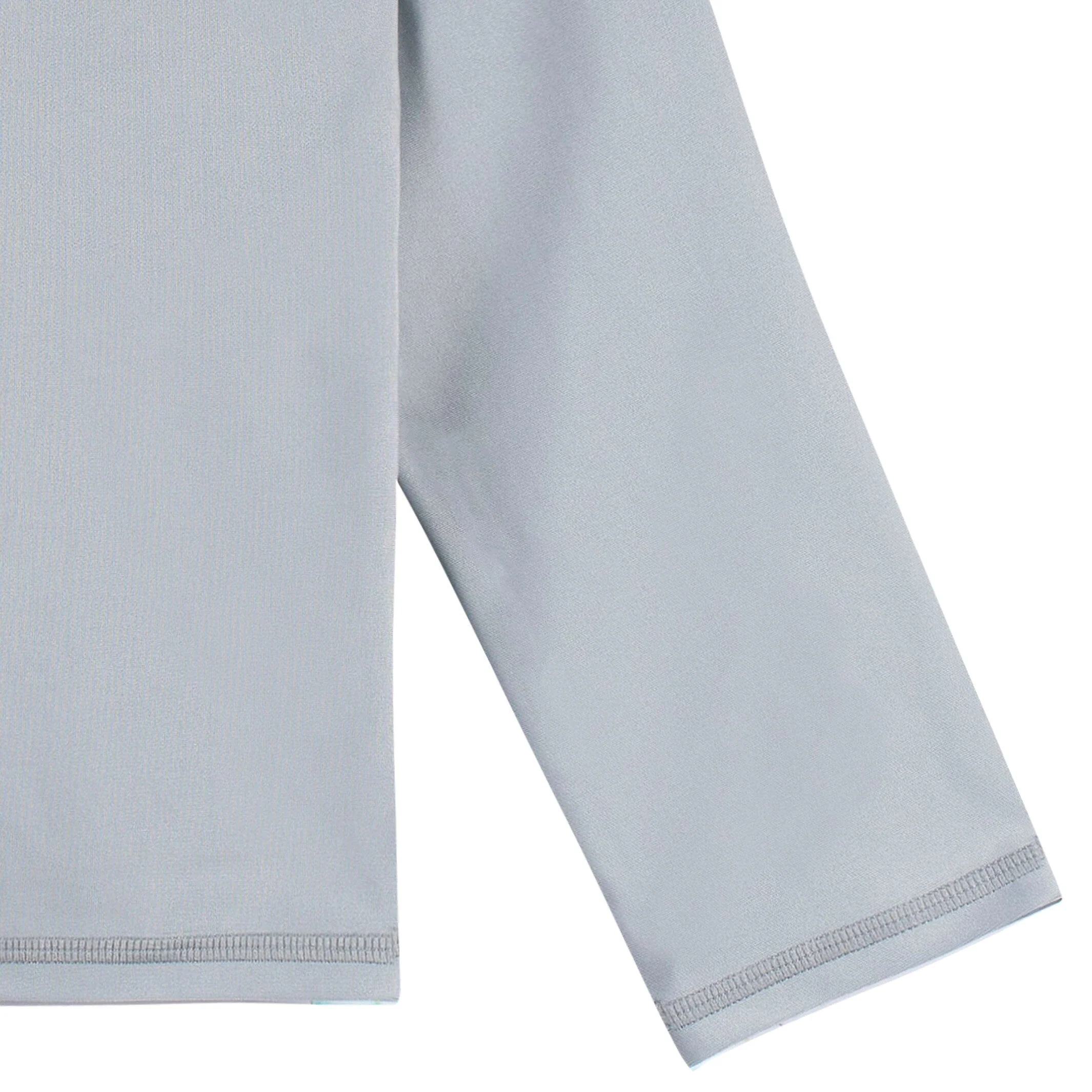 Baby & Toddler Neutral UPF 50+ Grey Rash Guard - Image 5