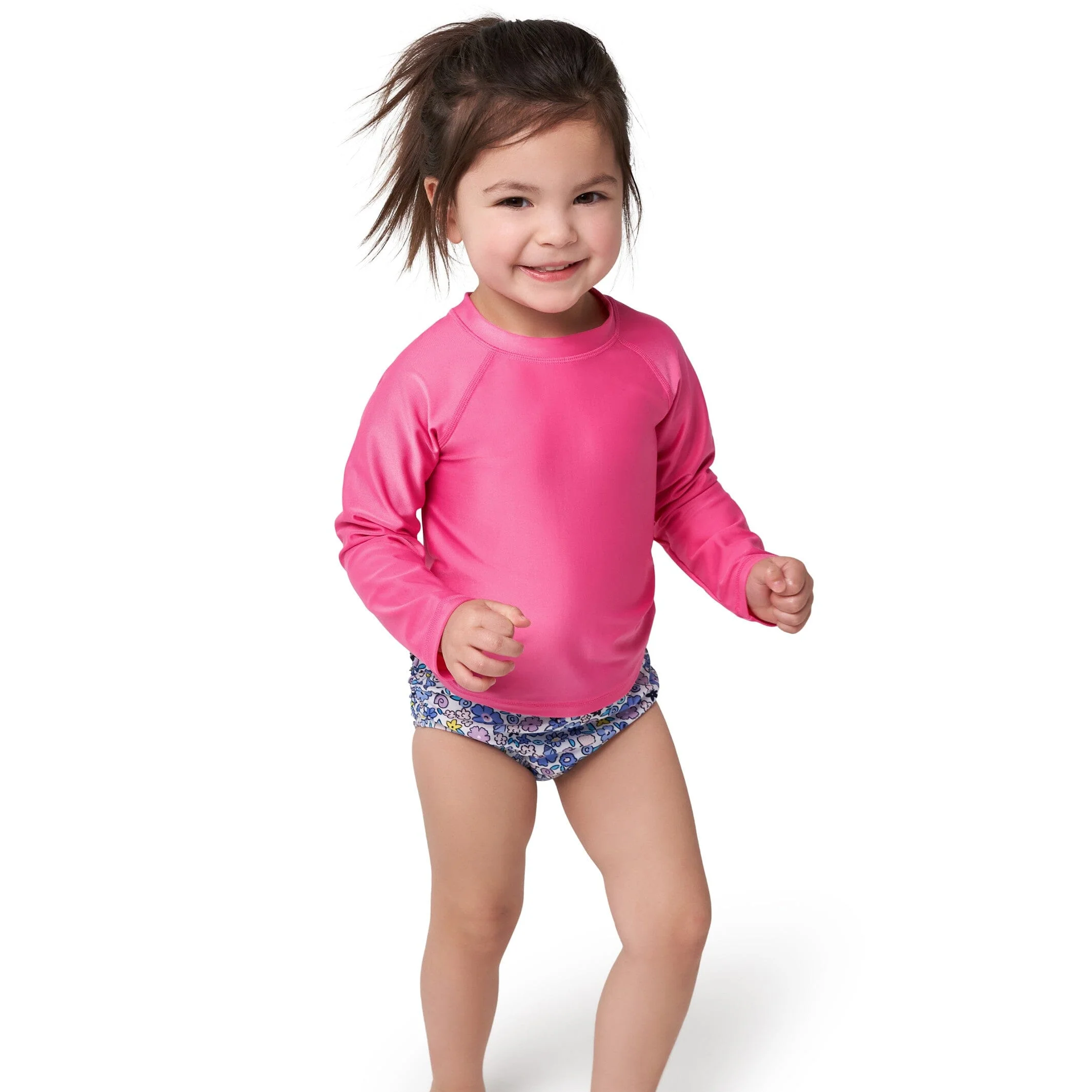 Baby Neutral UPF 50+ Pink Rash Guard - Image 3