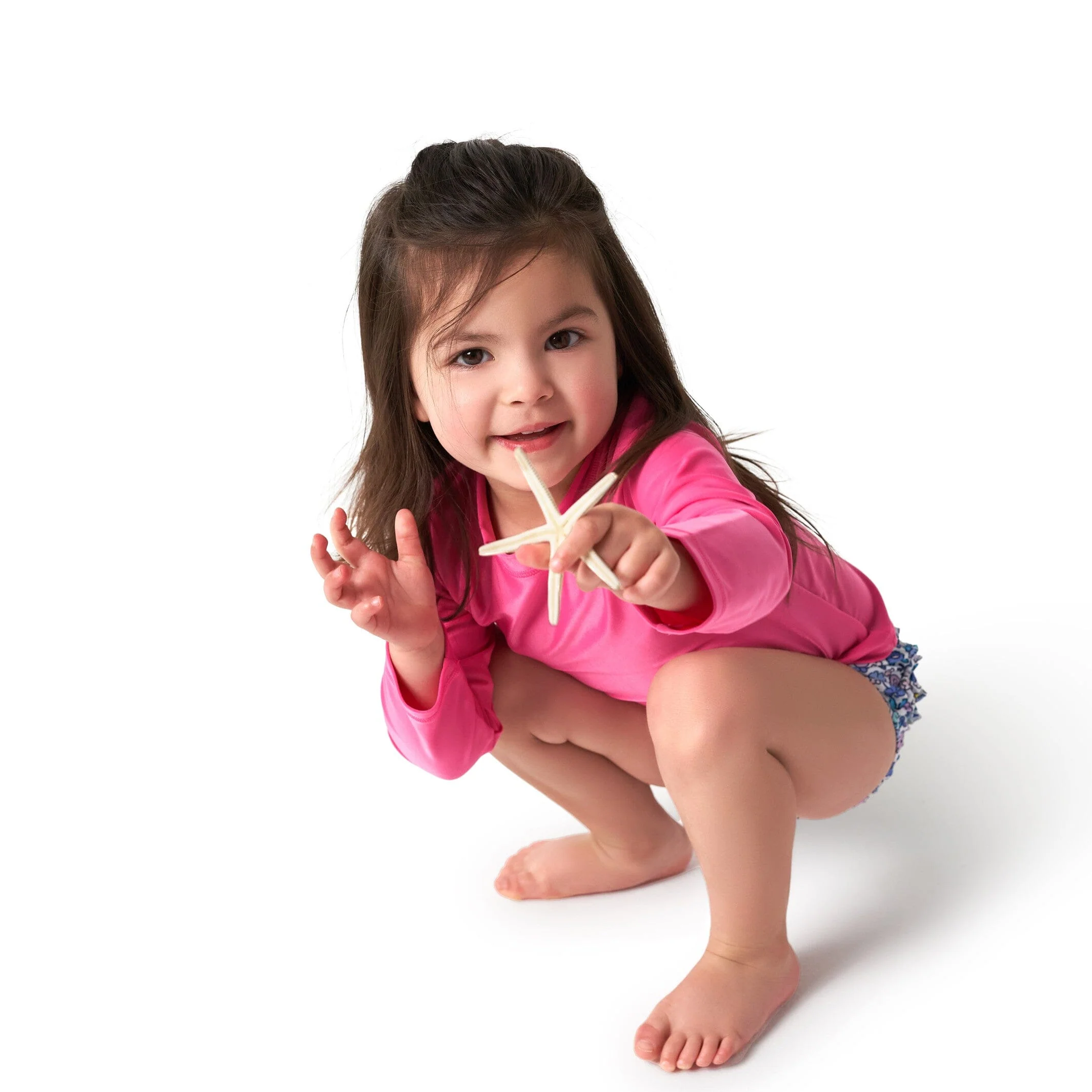 Baby Neutral UPF 50+ Pink Rash Guard - Image 4