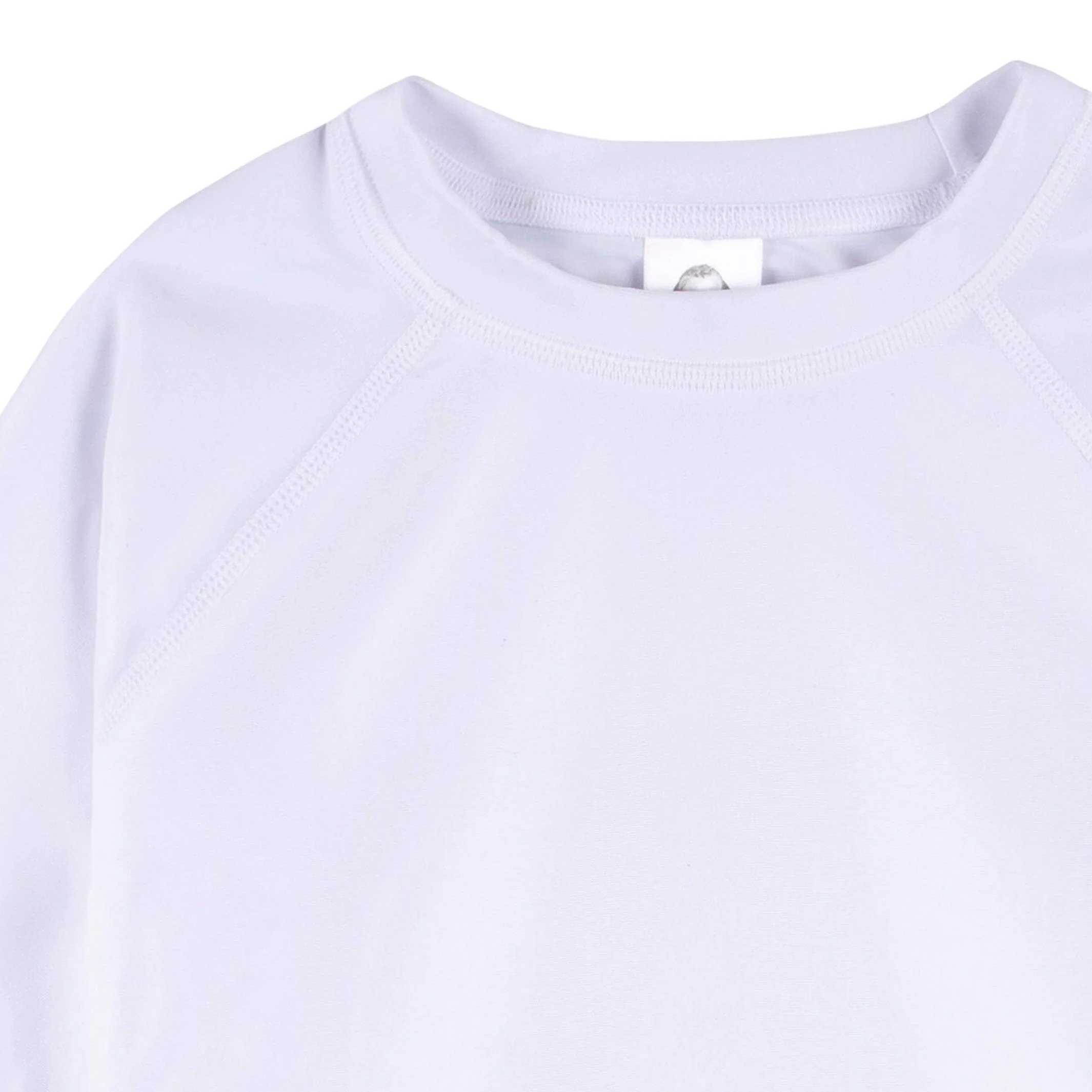 Baby & Toddler Neutral UPF 50+ White Rash Guard - Image 4
