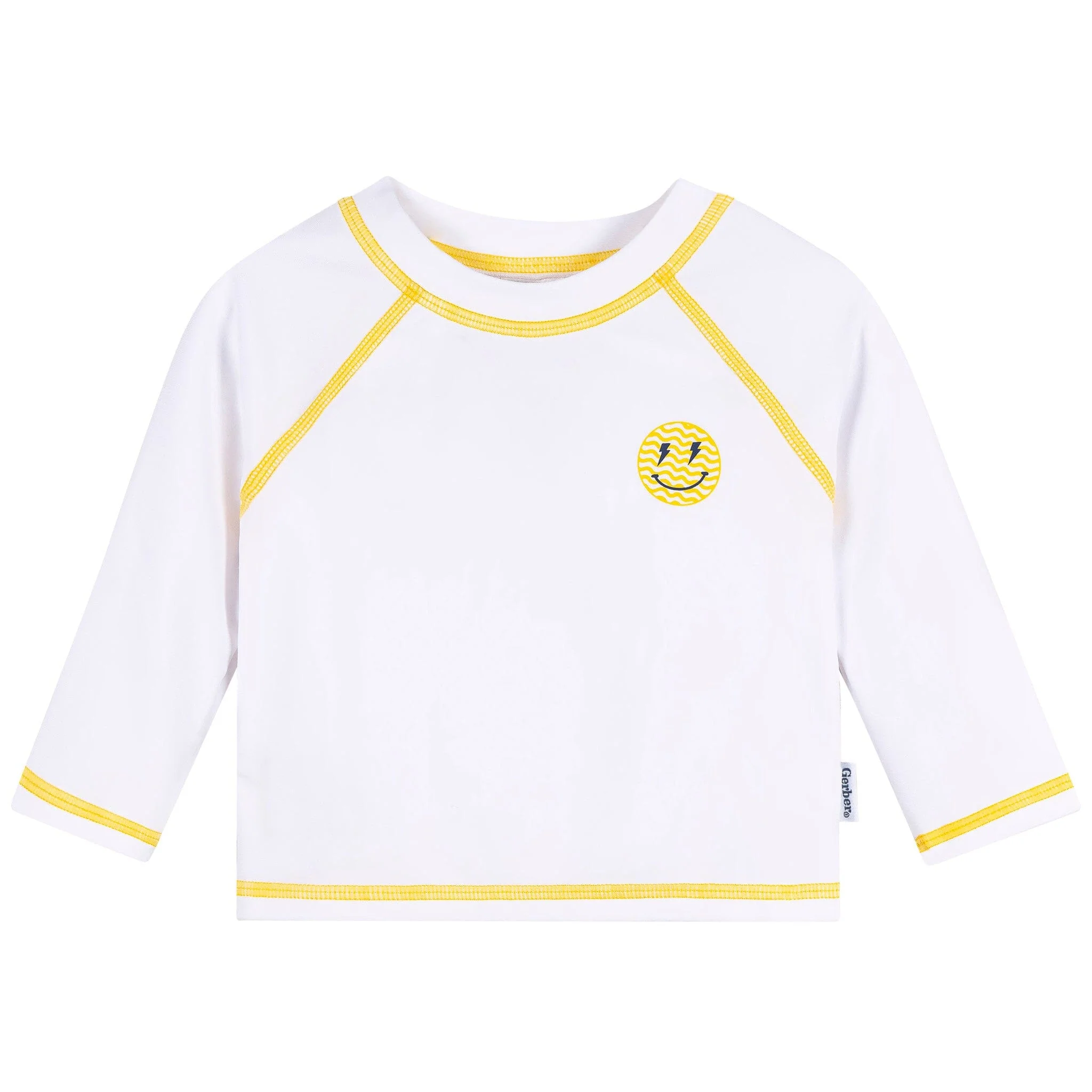 Baby & Toddler Neutral UPF 50+ Smiley Face Rash Guard