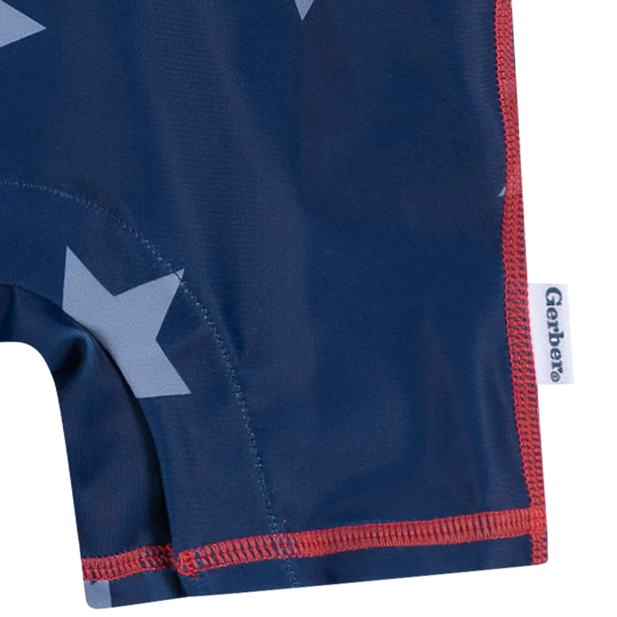Baby Boys UPF 50+ Blue Stars Long Sleeve Rash Guard - Image 5
