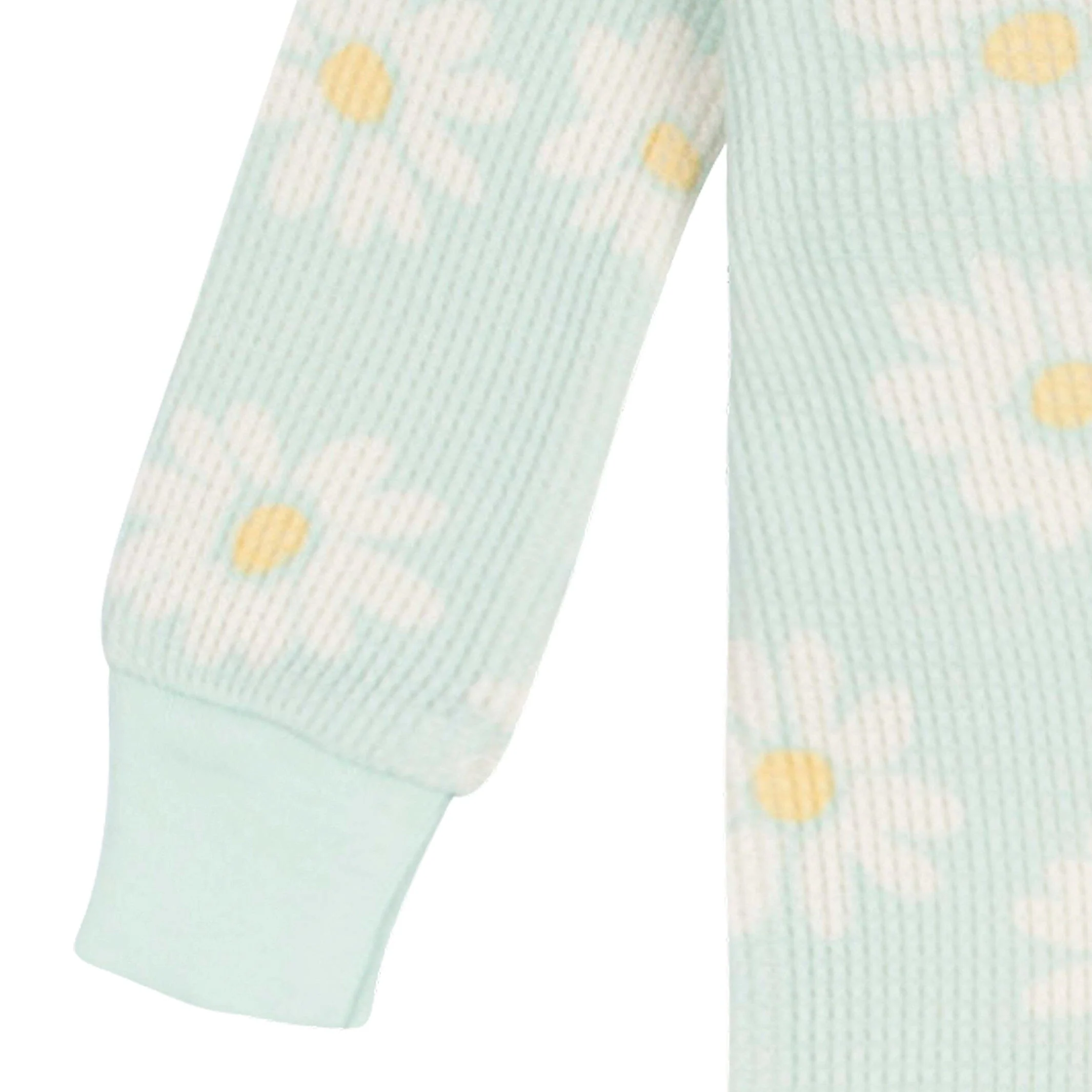 Baby Girls Daisies Snug Fit Footed Pajamas - Image 3