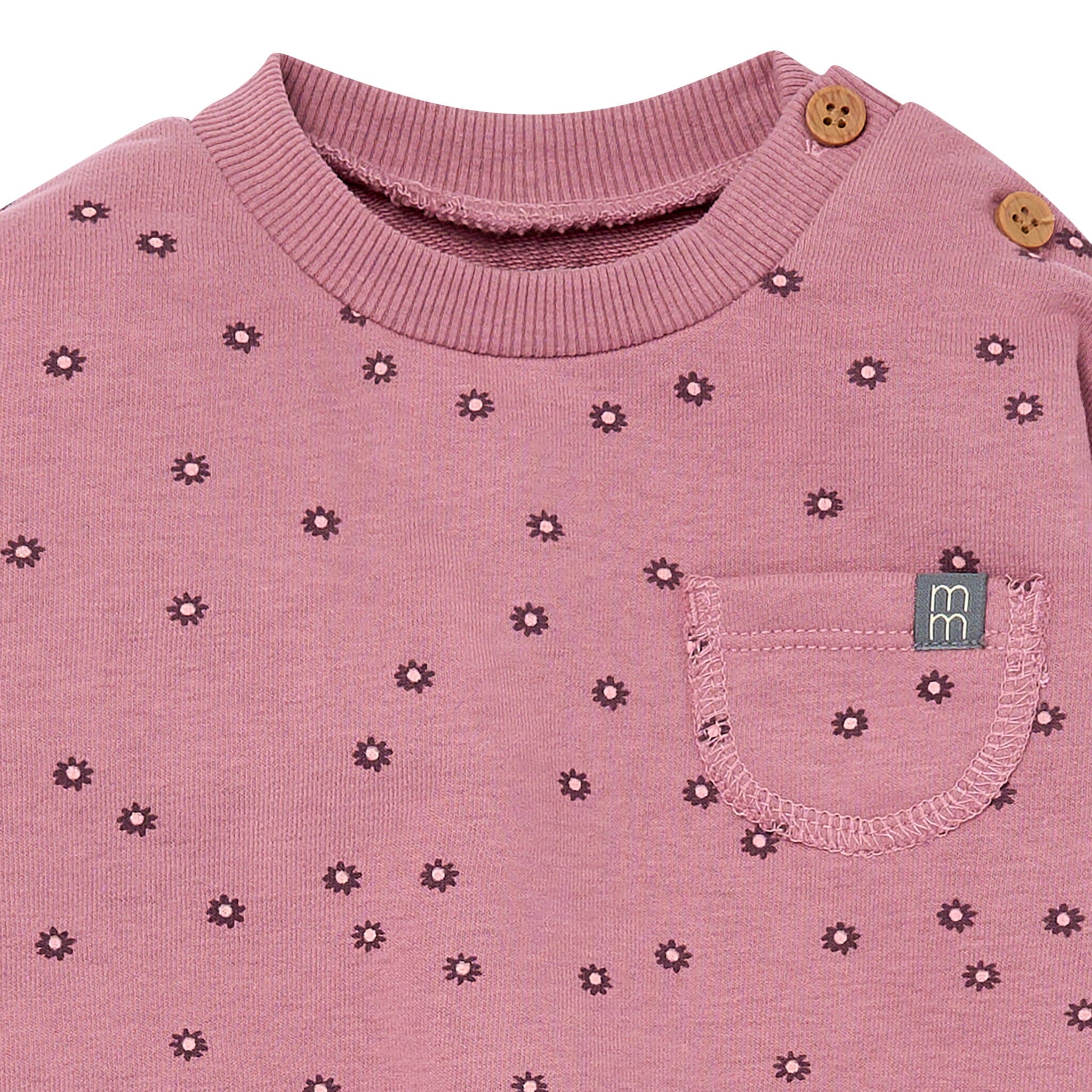 Baby Girls Pink Daisy Bubble Romper - Image 2