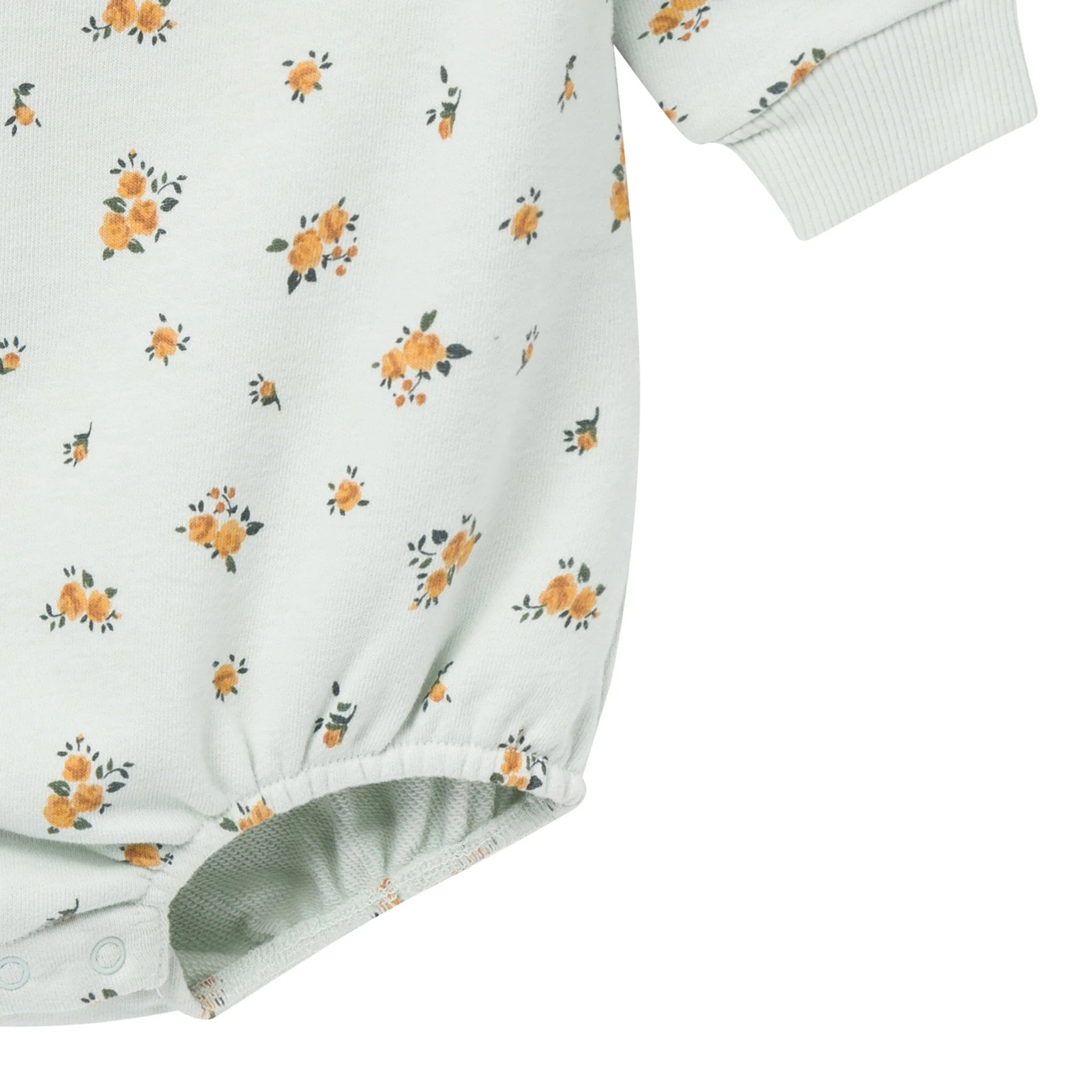 Baby Girls Fall Roses Bubble Romper - Image 6