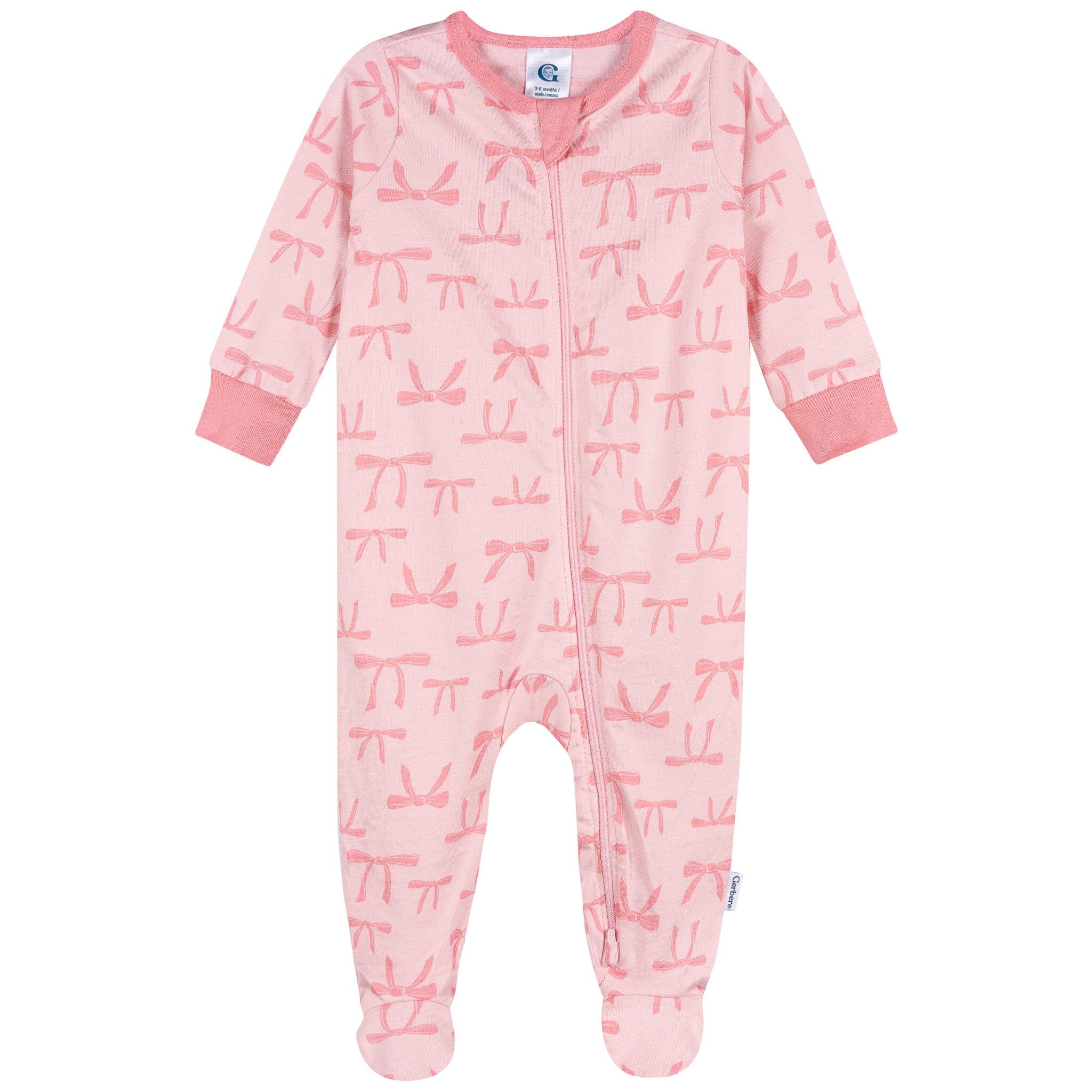 Baby Girls Pink Bows Sleep 'N Play