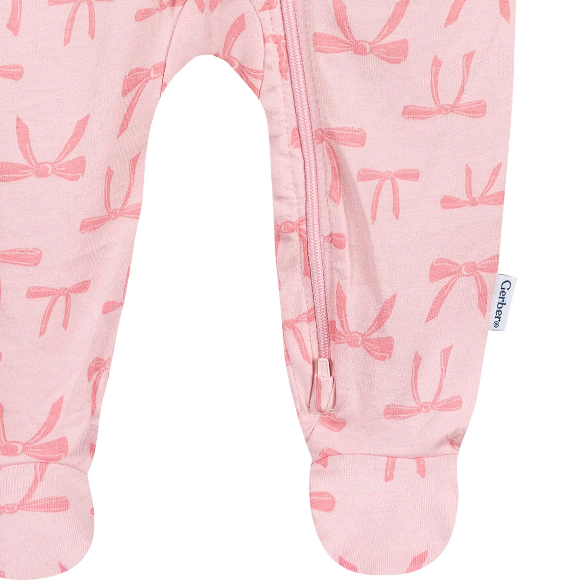Baby Girls Pink Bows Sleep 'N Play - Image 4