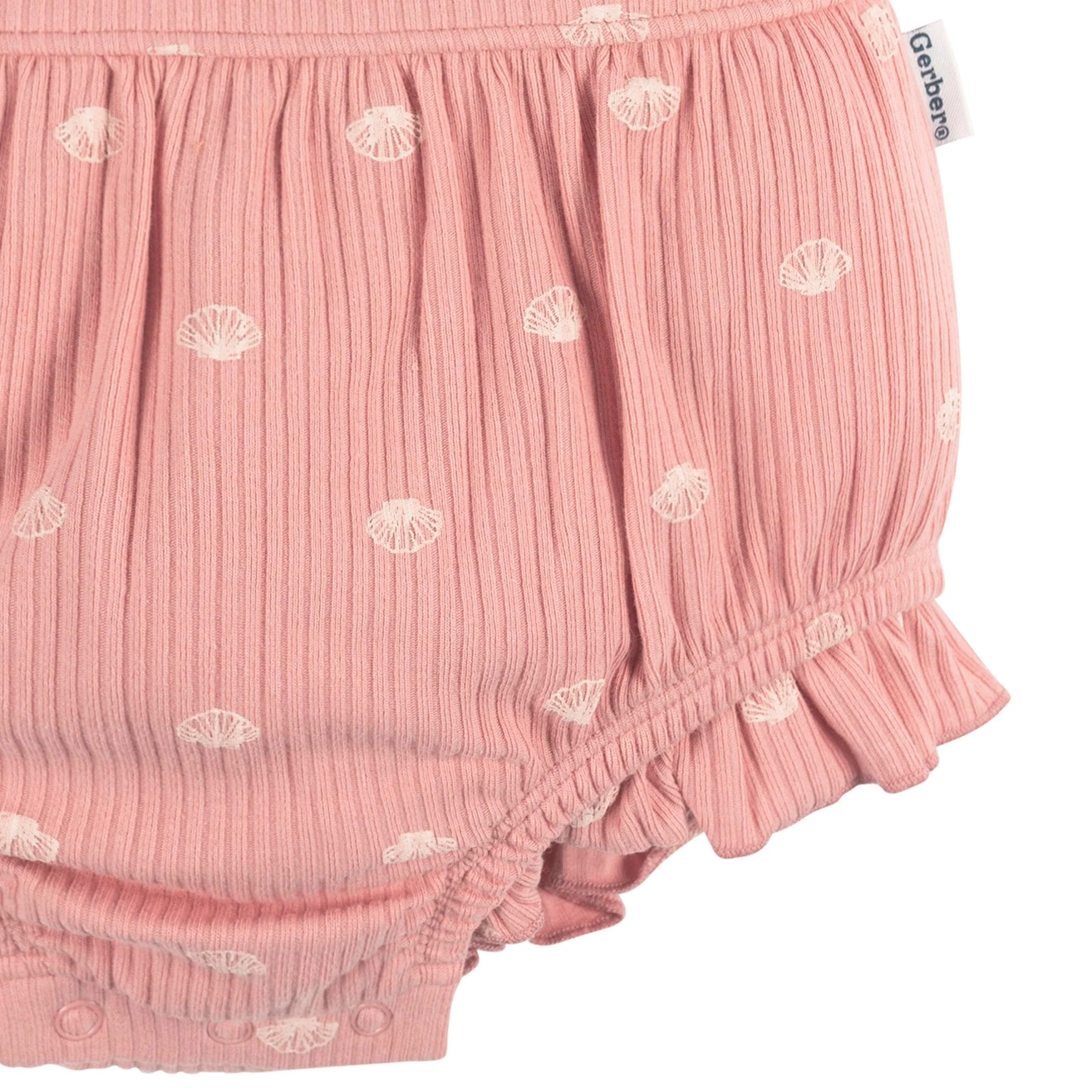 Baby Girls Seashell Bubble Romper - Image 3