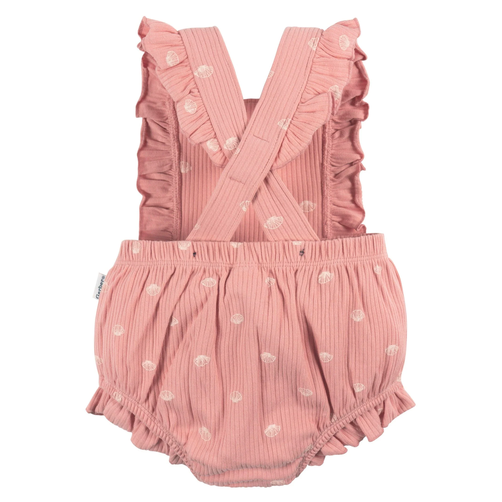 Baby Girls Seashell Bubble Romper - Image 4