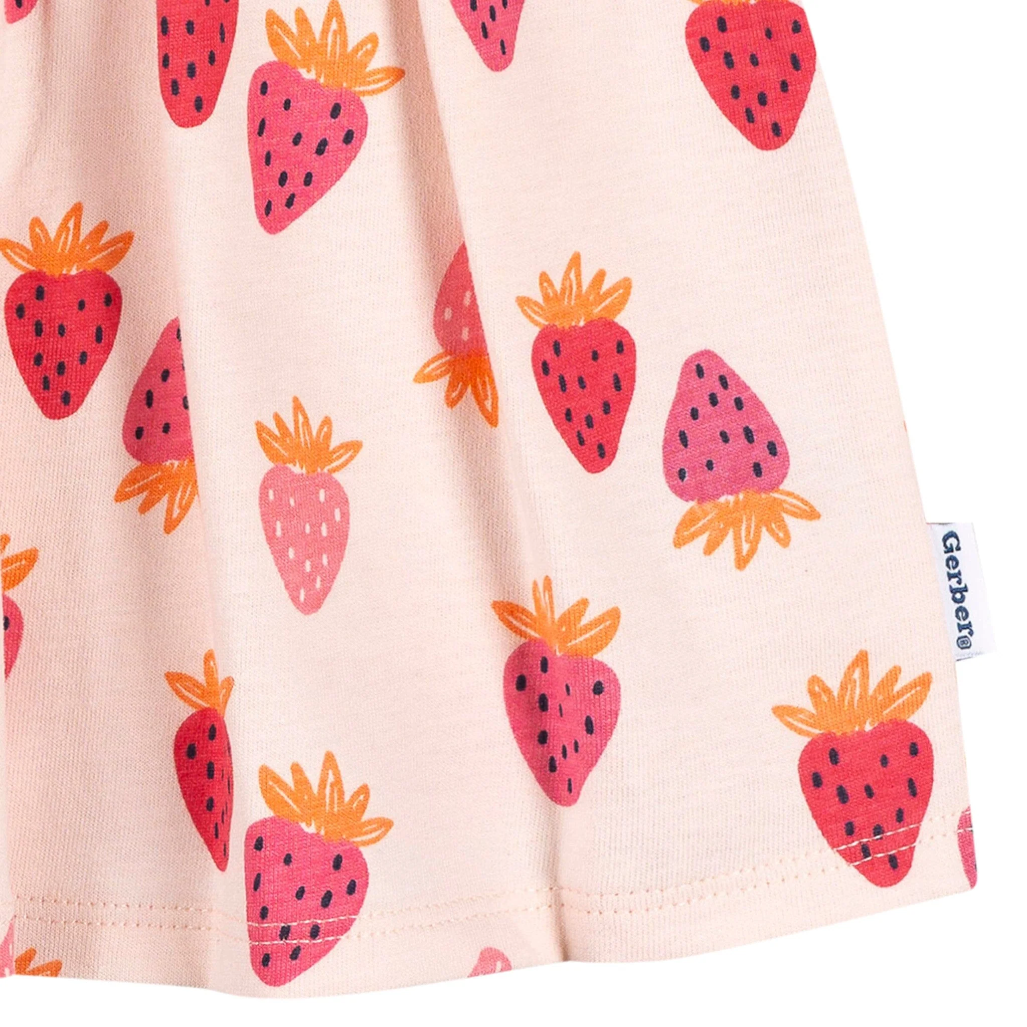 Baby Girls Strawberries Dress - Image 5