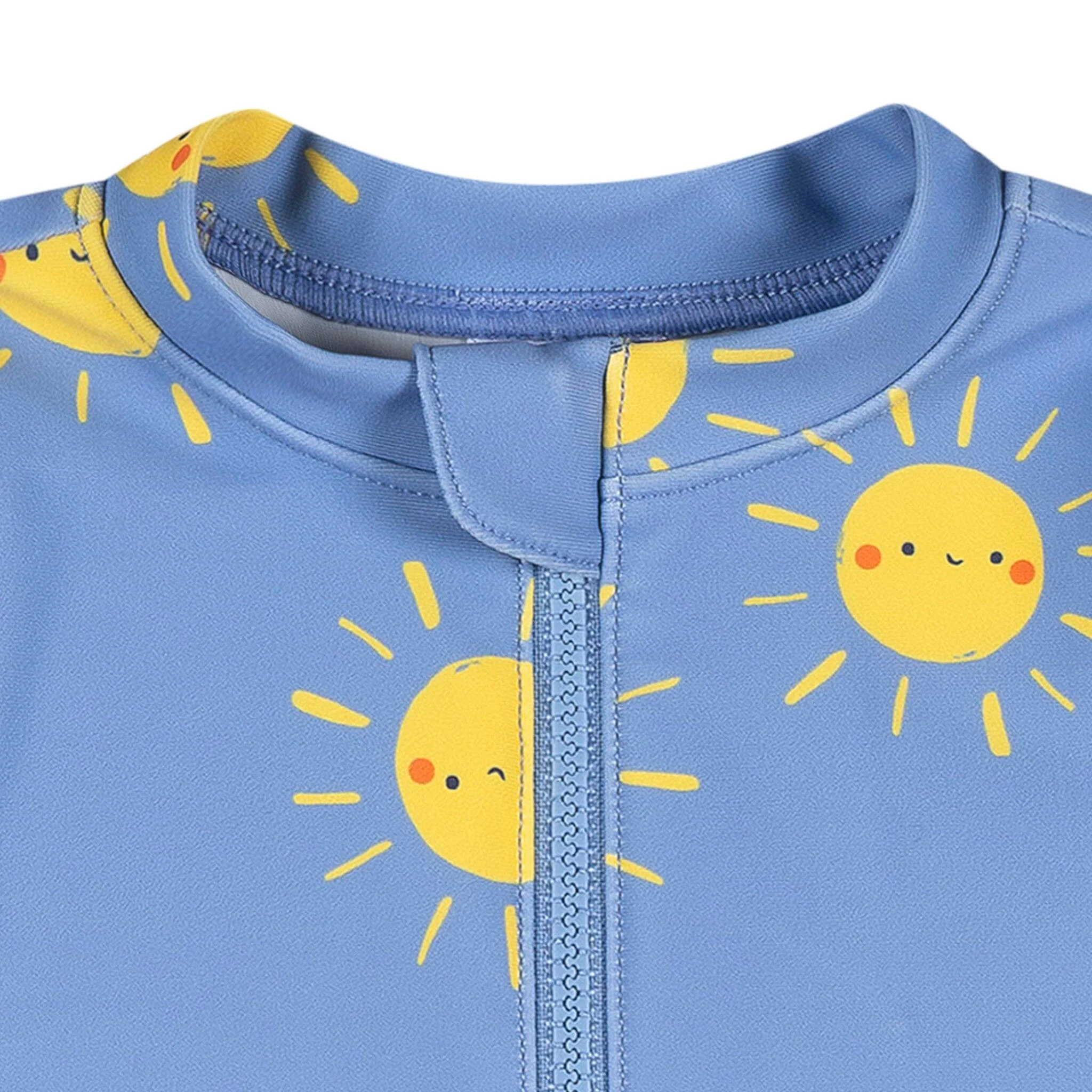 Baby Girls UPF 50+ Sunshine Smiles Rashguard Suit - Image 2