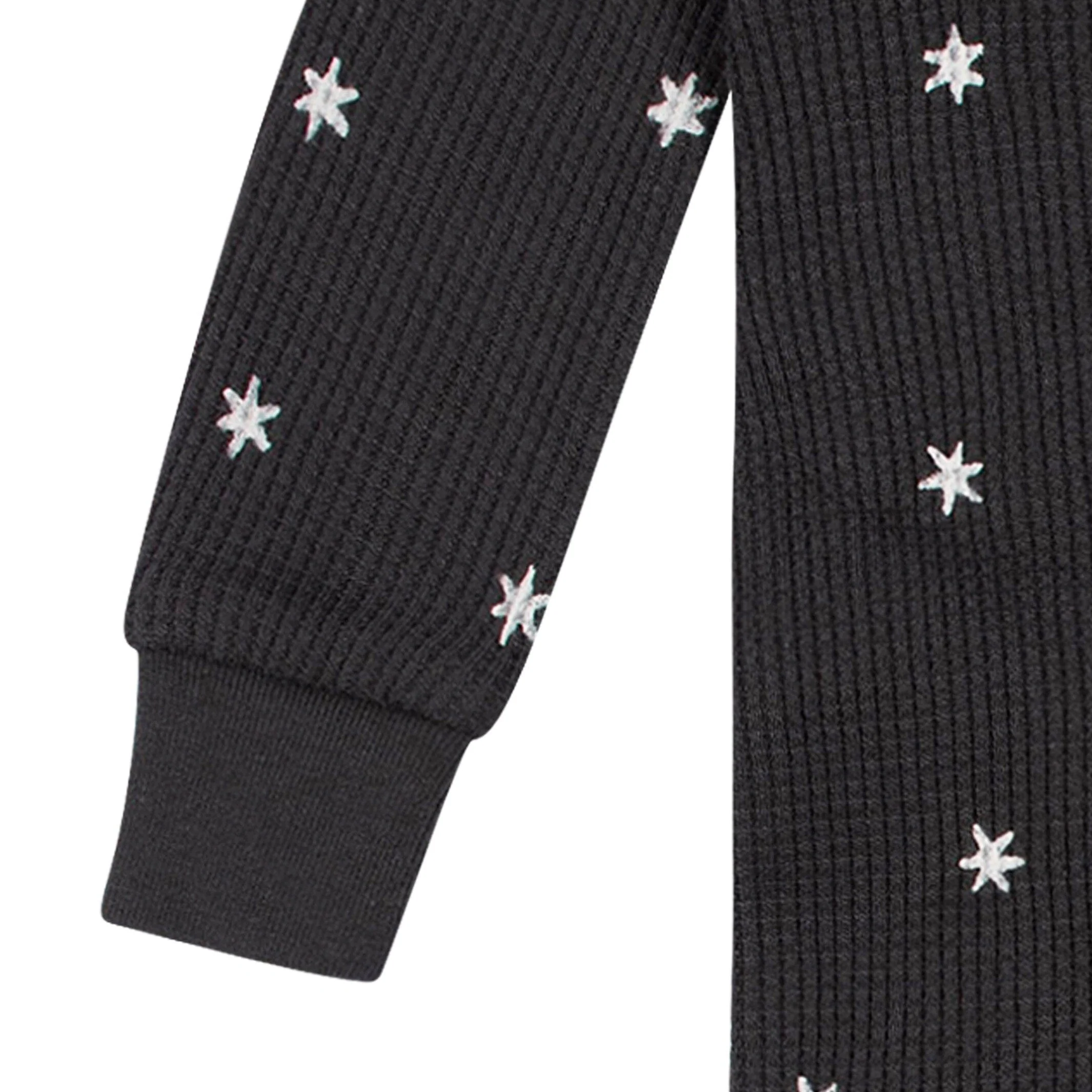 Baby Neutral Starburst Snug Fit Footed Pajamas - Image 5