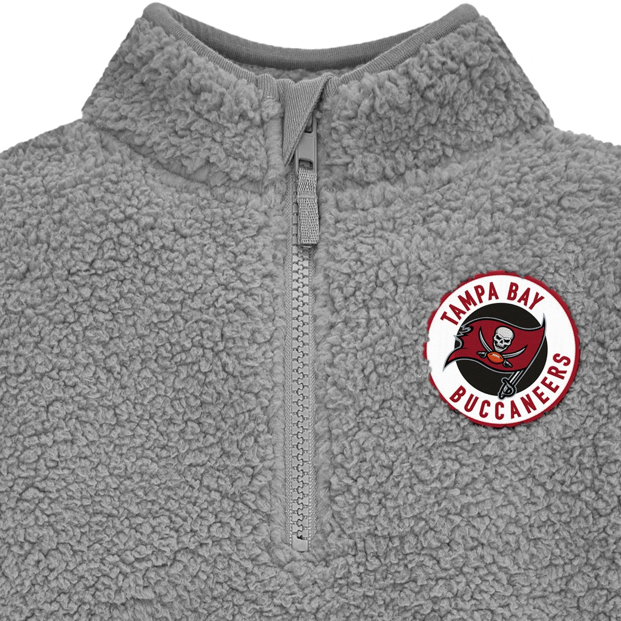 Infant & Toddler Tampa Bay Buccaneers 1/4 Zip Sherpa Top - Image 2