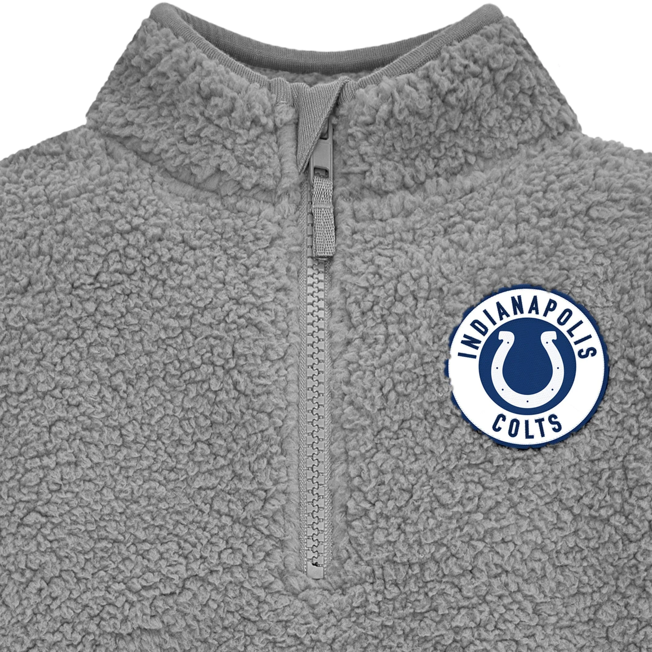 Infant & Toddler Indianapolis Colts 1/4 Zip Sherpa Top - Image 2