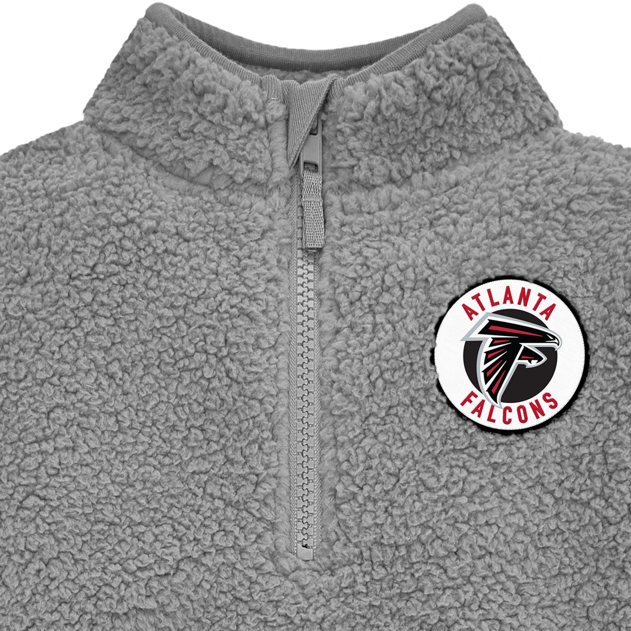 Infant & Toddler Atlanta Falcons 1/4 Zip Sherpa Top - Image 2