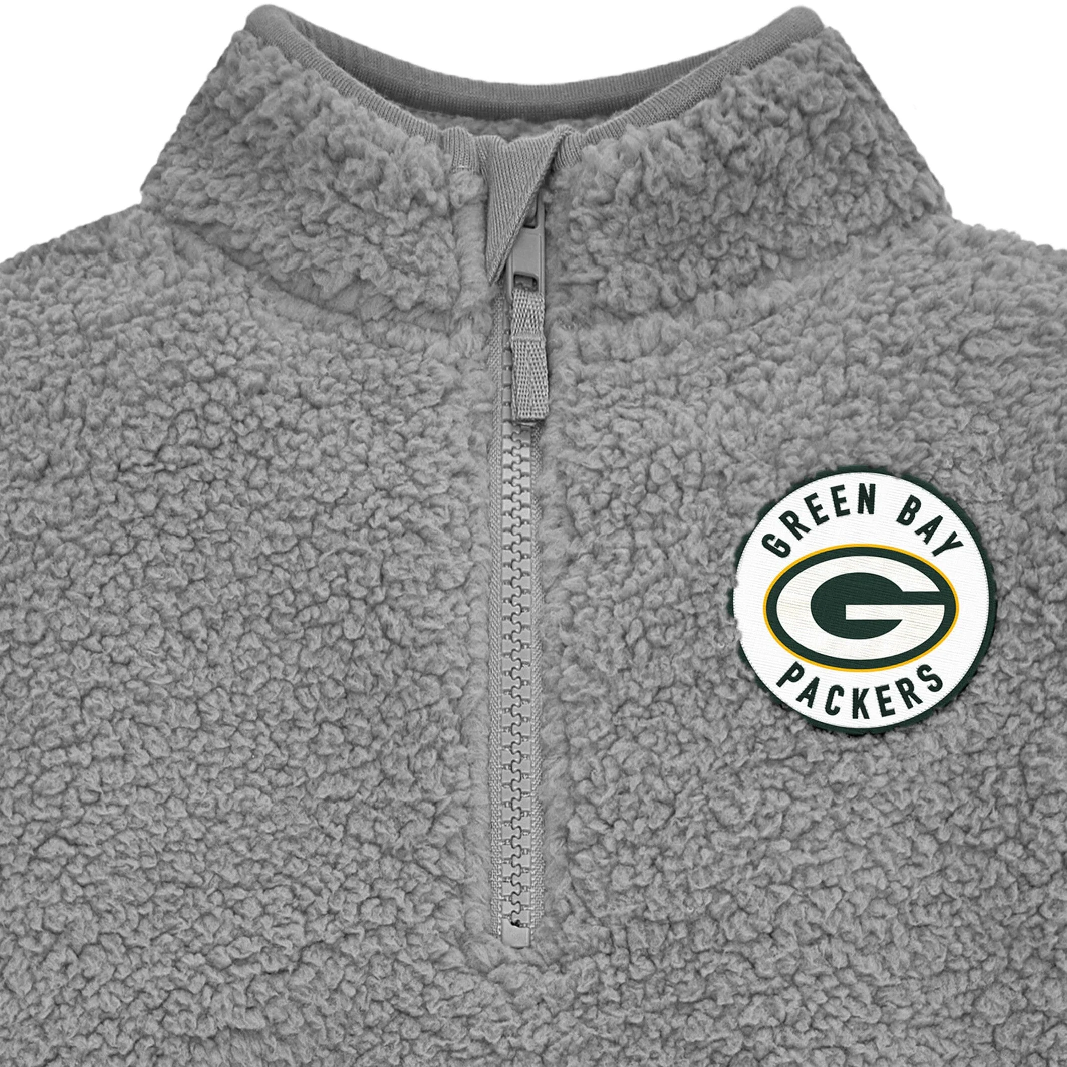 Infant & Toddler Green Bay Packers 1/4 Zip Sherpa Top - Image 2