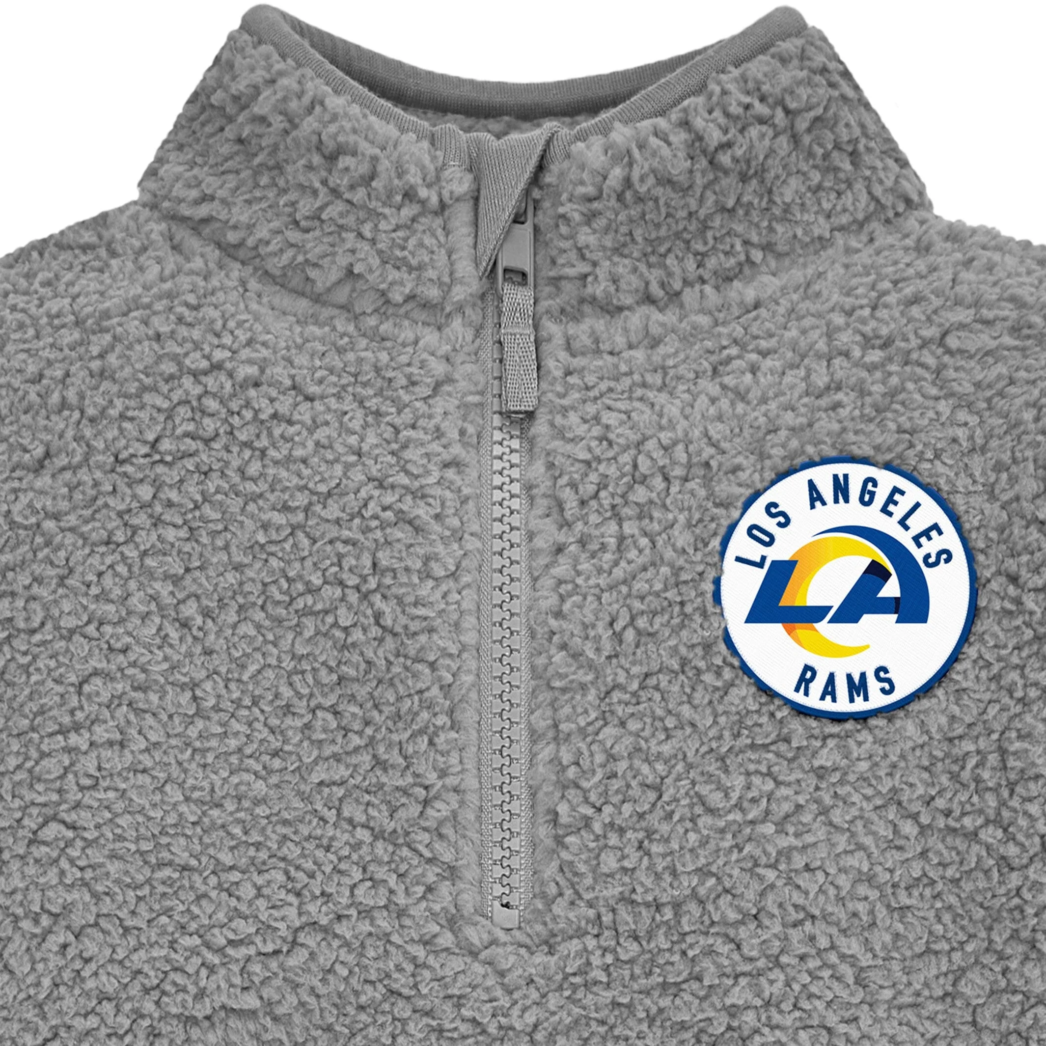 Infant & Toddler Los Angeles Rams 1/4 Zip Sherpa Top - Image 2