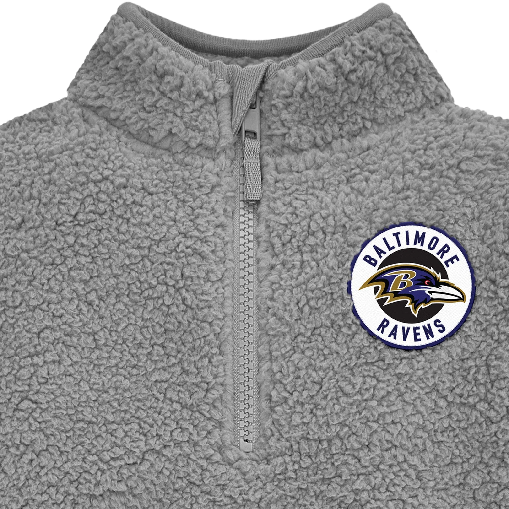 Infant & Toddler Baltimore Ravens 1/4 Zip Sherpa Top - Image 2