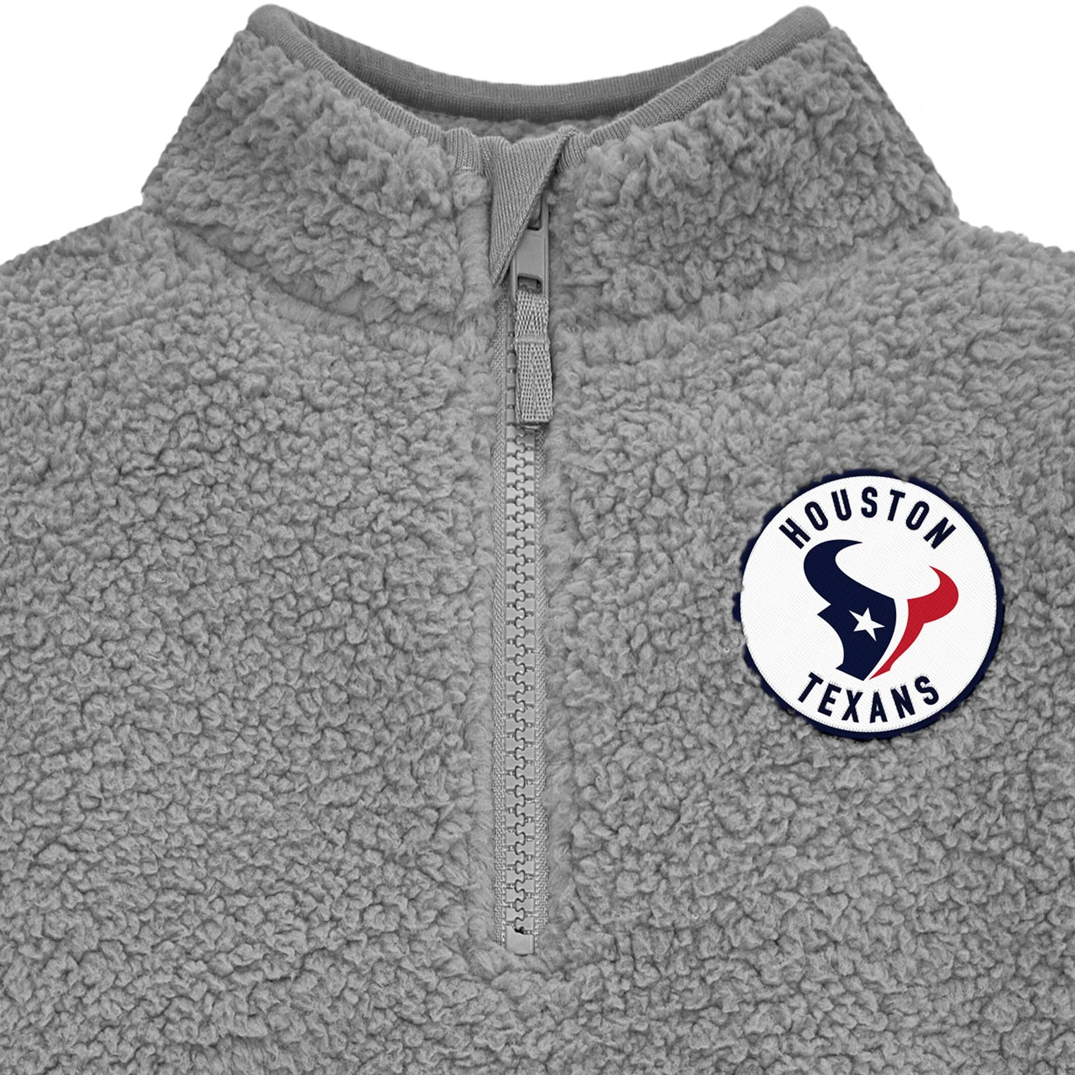 Infant & Toddler Houston Texans 1/4 Zip Sherpa Top - Image 2