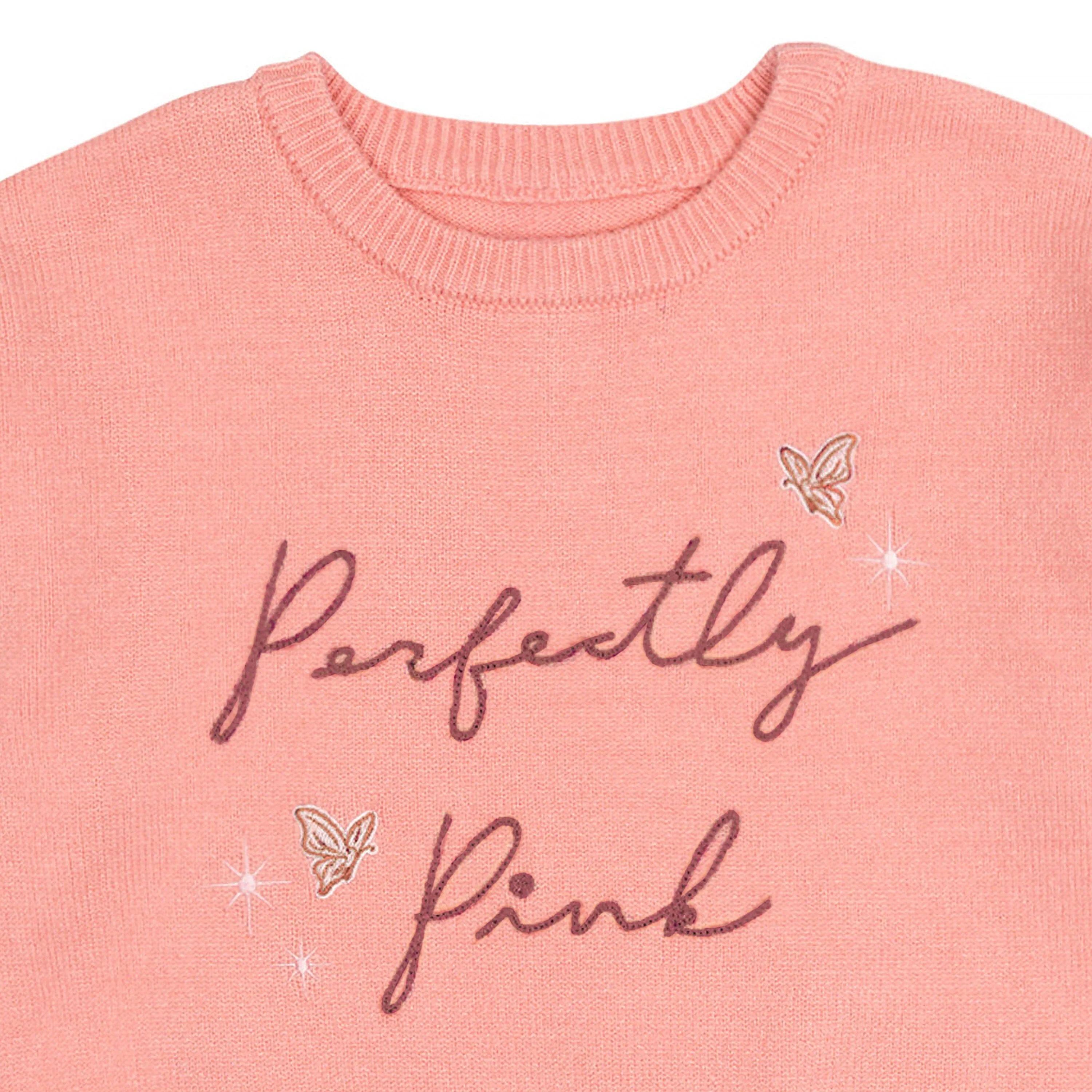 Infant & Toddler Girls Perfectly Pink Wicked Viscose Sweater - Image 4