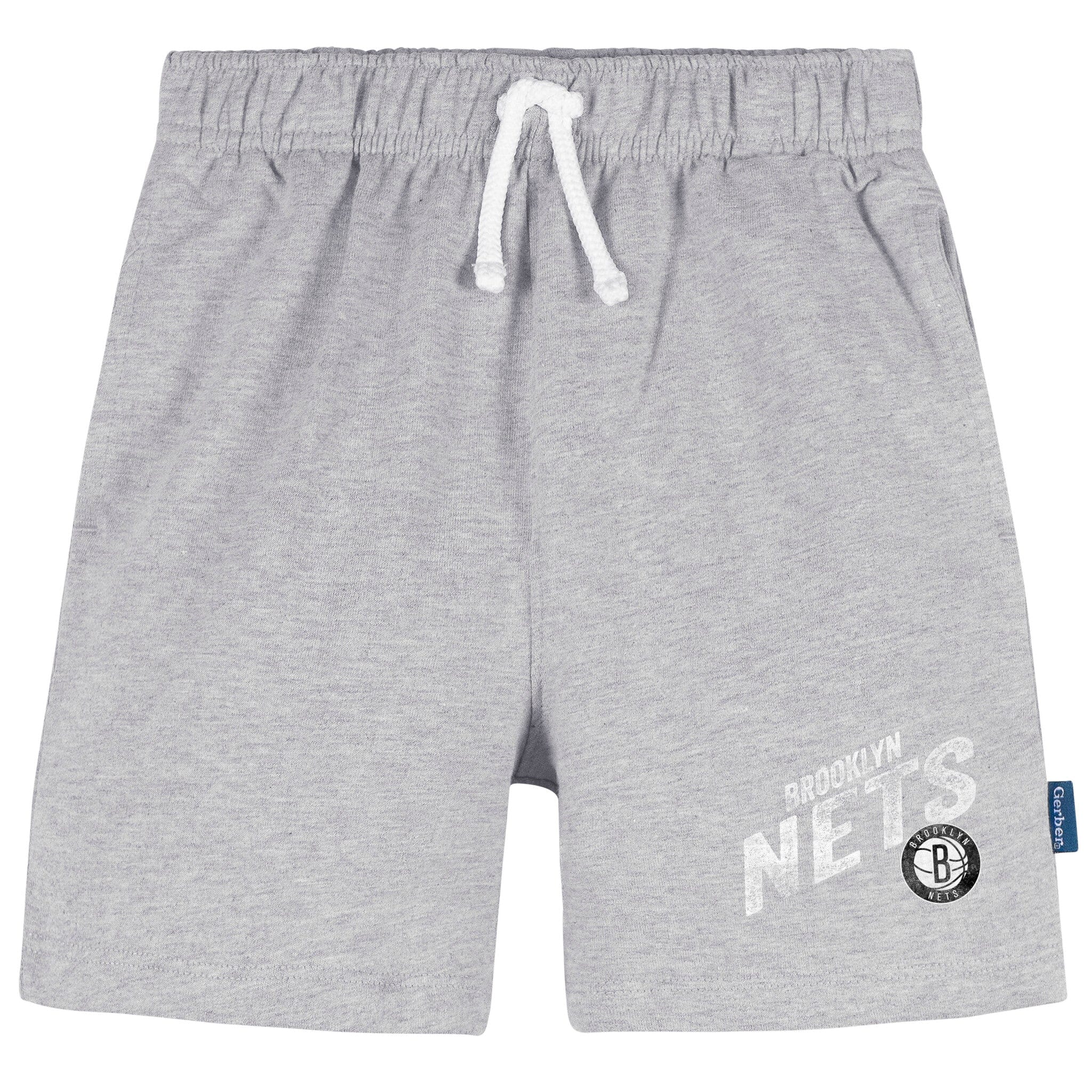 Infant & Toddler Neutral Gray Brooklyn Nets Shorts