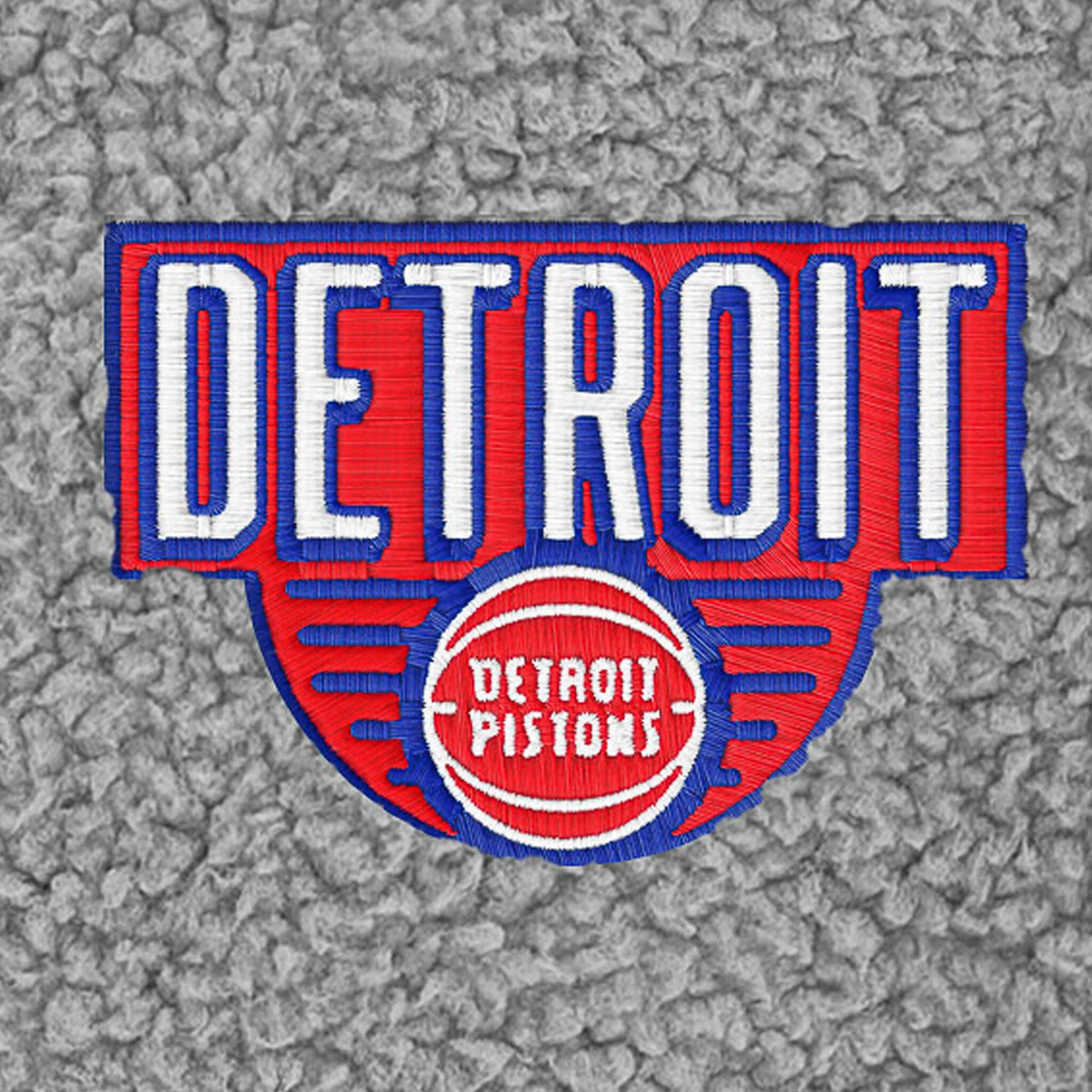 Infant & Toddler Neutral Gray Detroit Pistons Quarter-Zip Pullover - Image 3