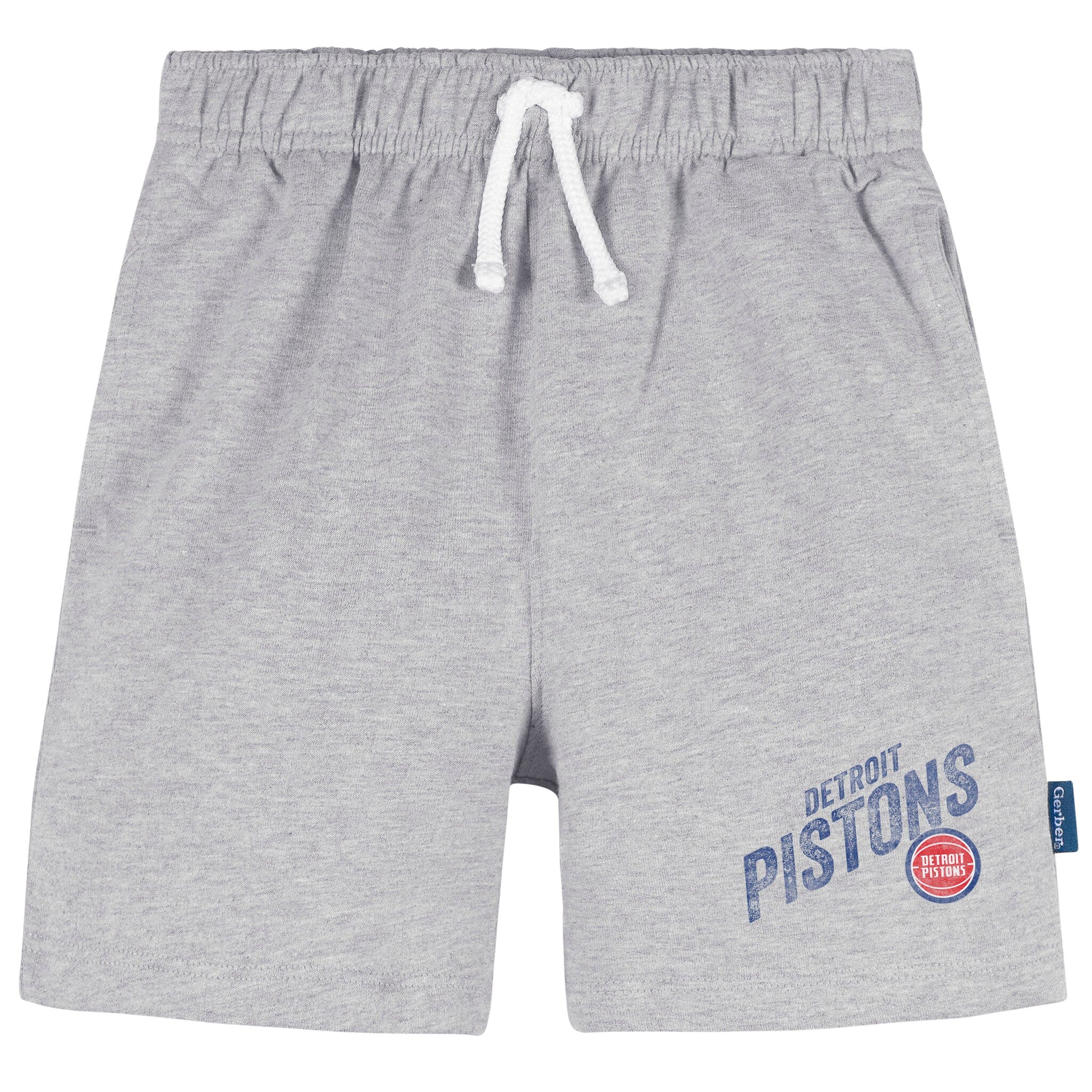 Infant & Toddler Neutral Gray Detroit Pistons Shorts