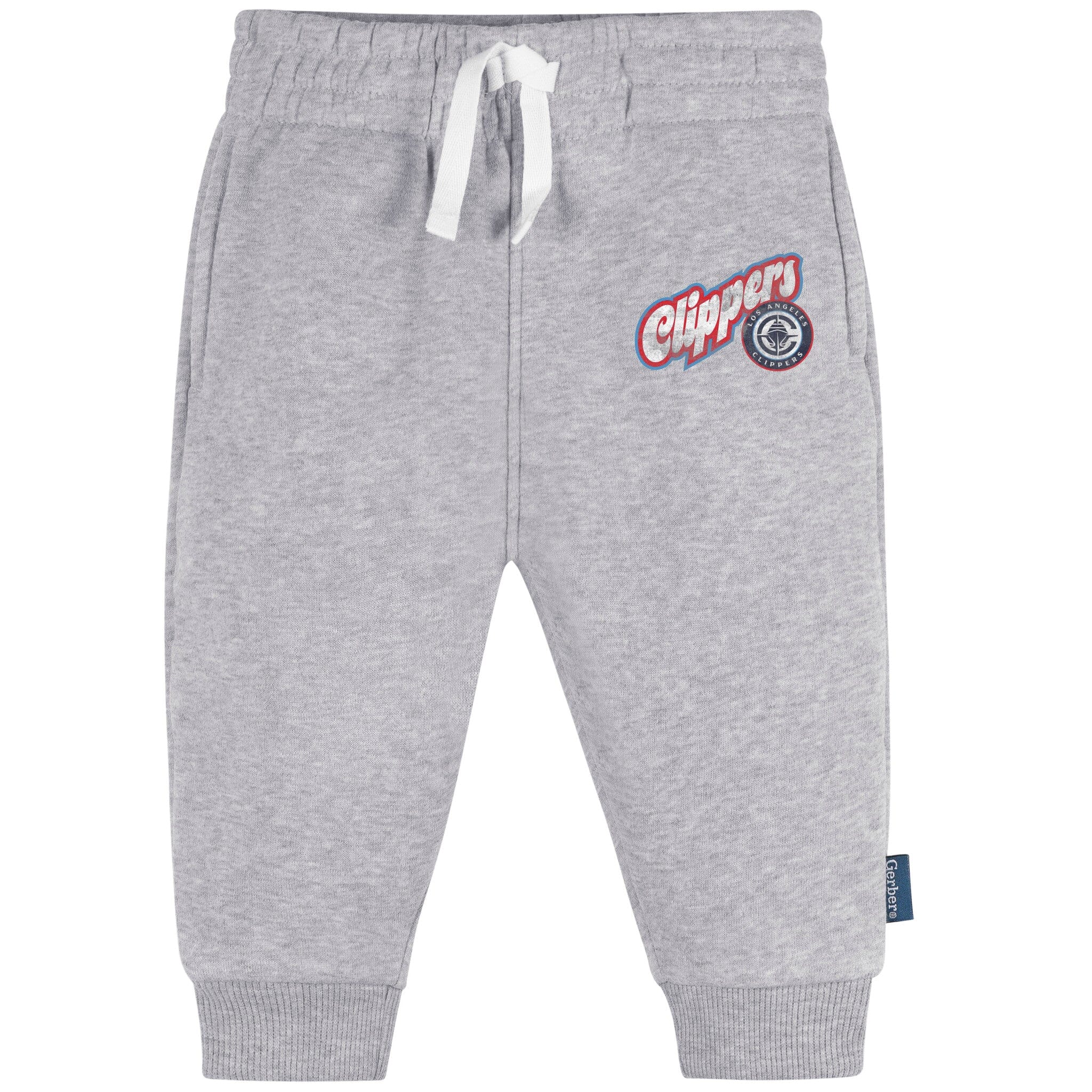 Infant & Toddler Neutral Gray Los Angeles Clippers Jogger Pants
