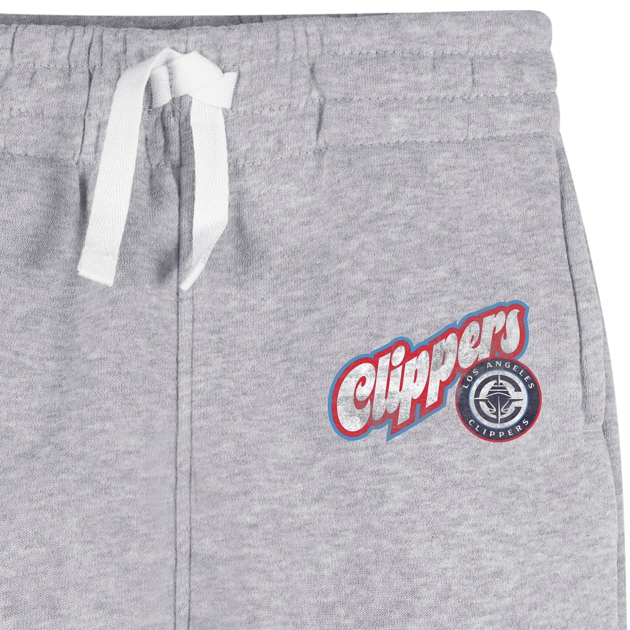 Infant & Toddler Neutral Gray Los Angeles Clippers Jogger Pants - Image 4