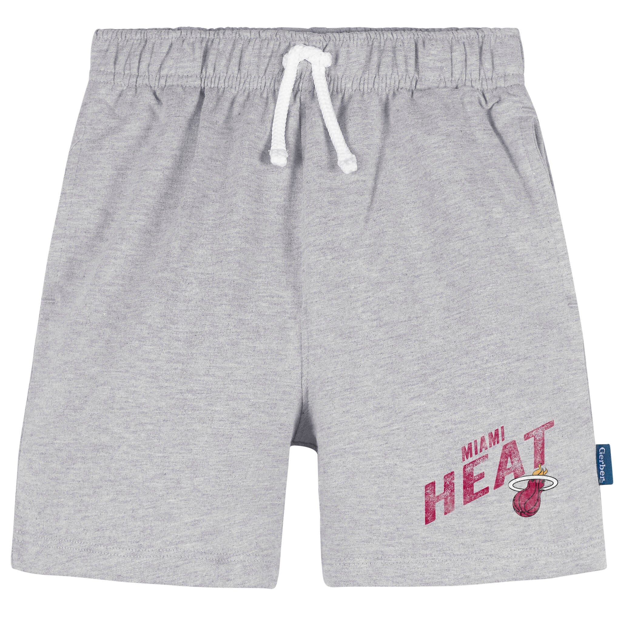Infant & Toddler Neutral Gray Miami Heat Shorts