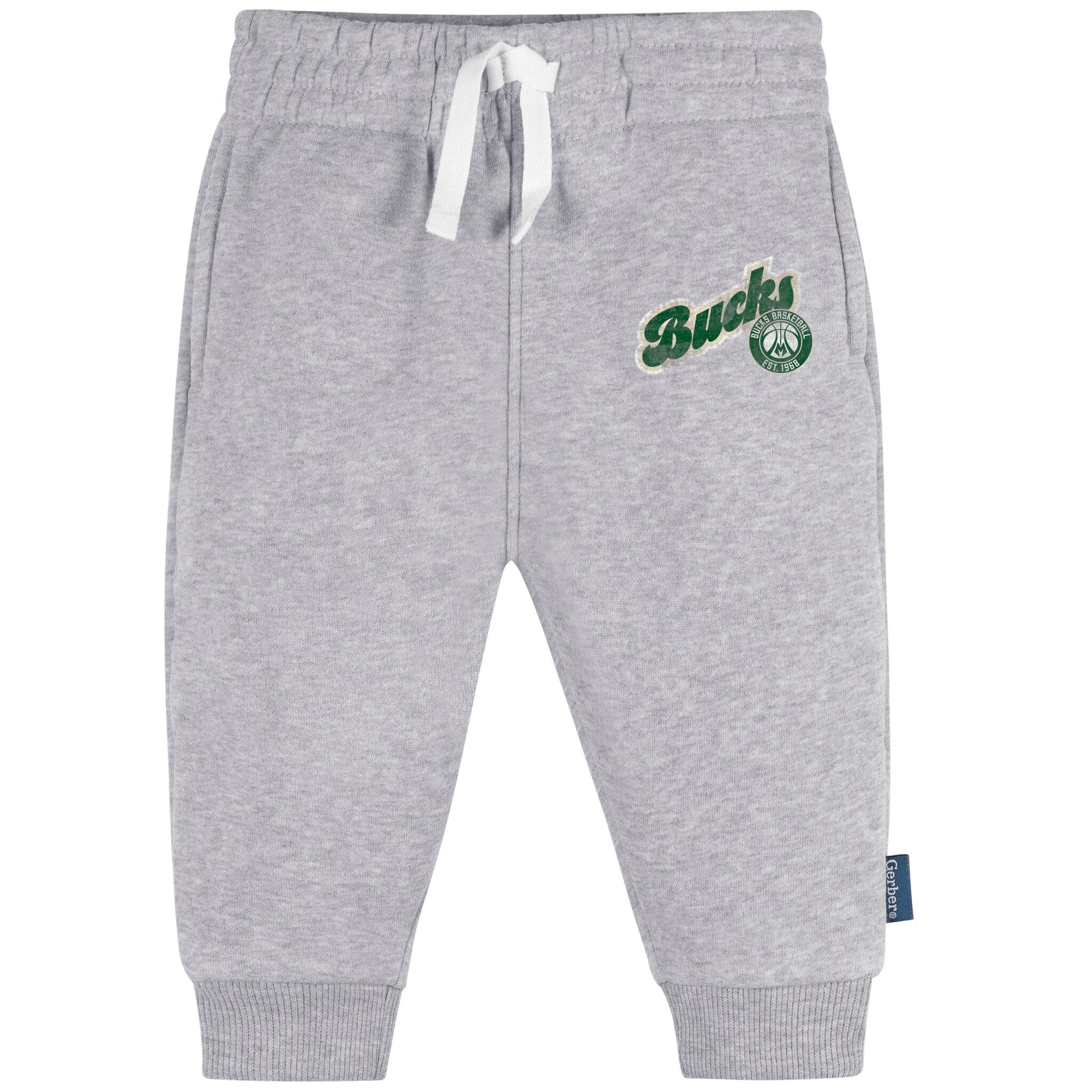 Infant & Toddler Neutral Gray Milwaukee Bucks Jogger Pants