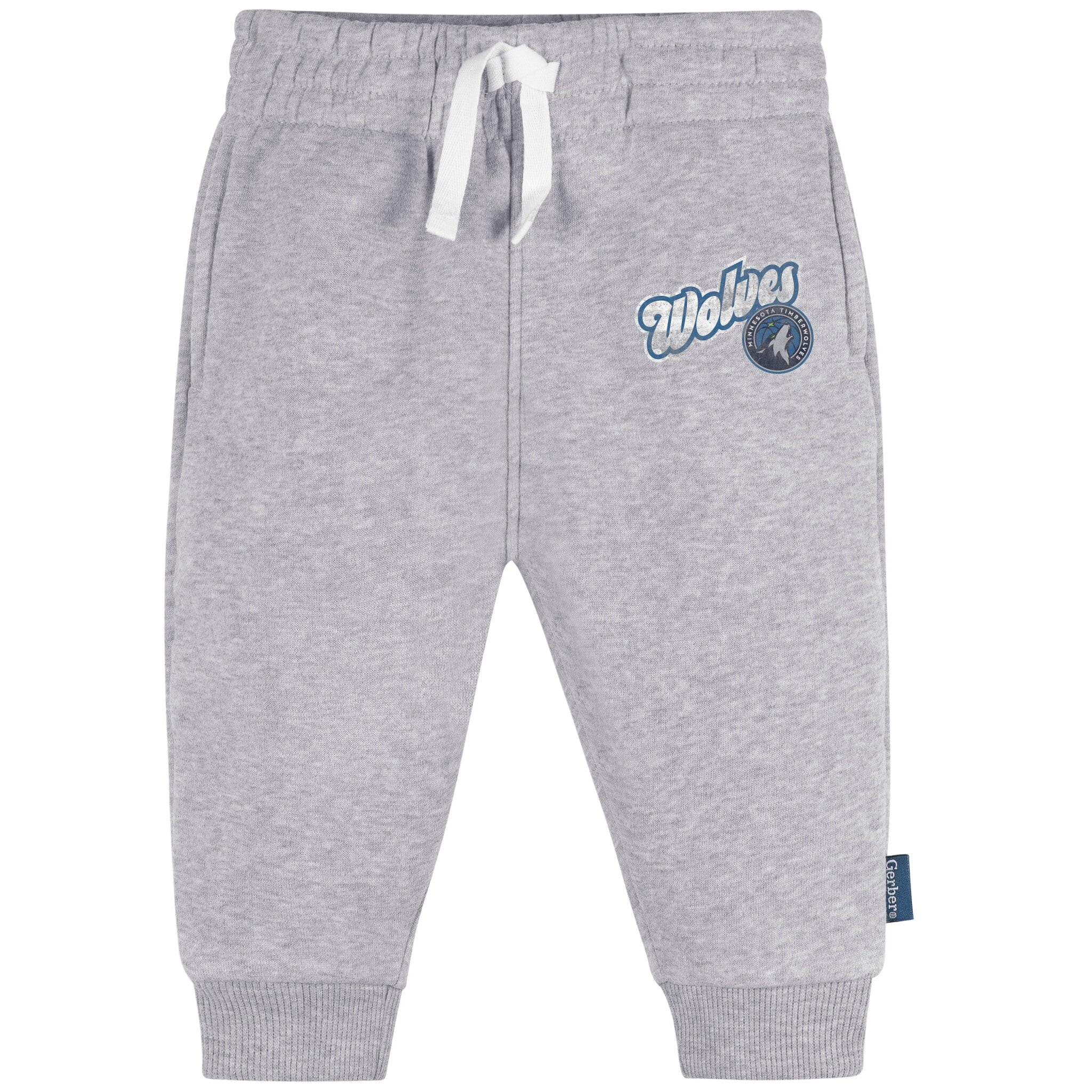 Infant & Toddler Neutral Gray Minnesota Timberwolves Jogger Pants
