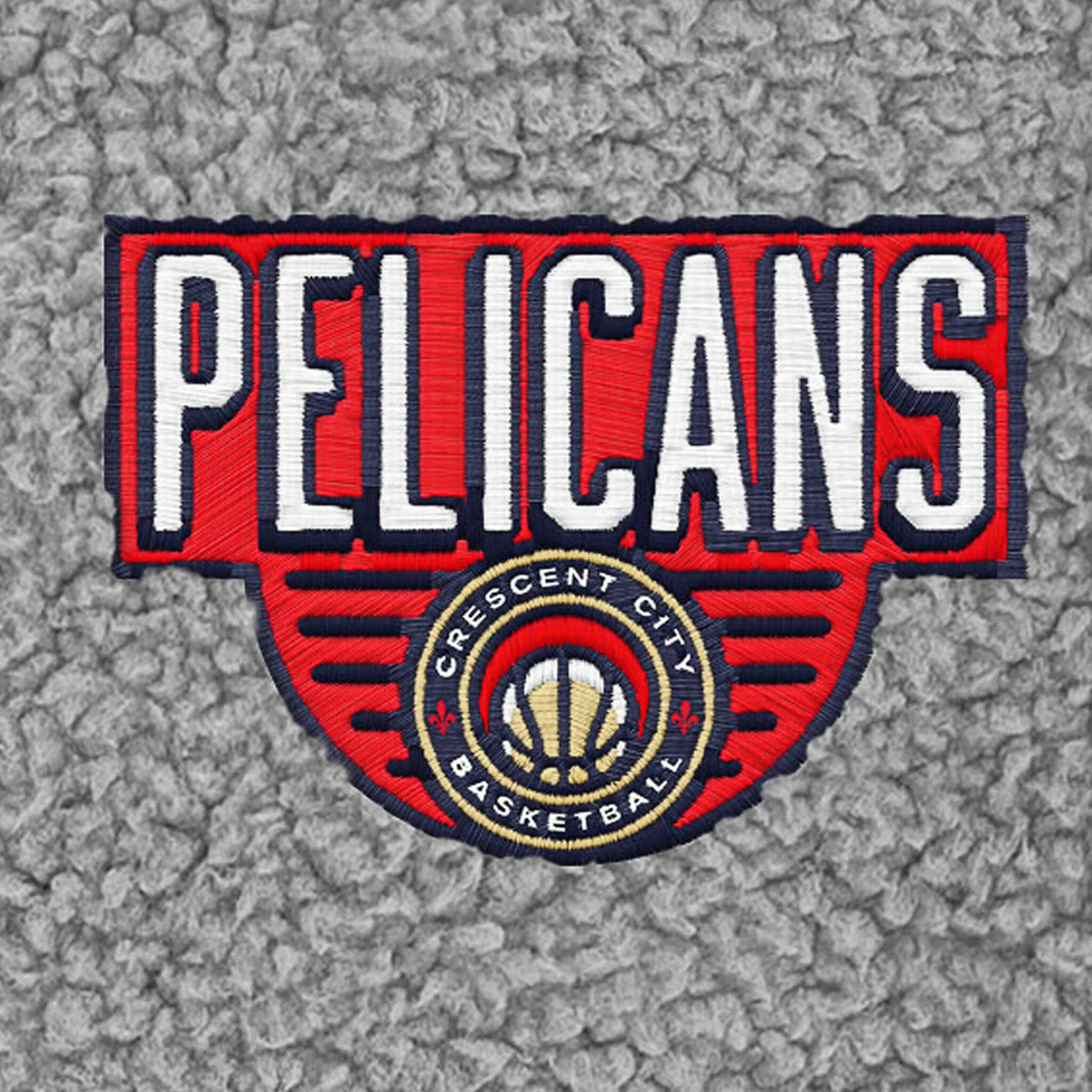 Infant & Toddler Neutral Gray New Orleans Pelicans Quarter-Zip Pullover - Image 3