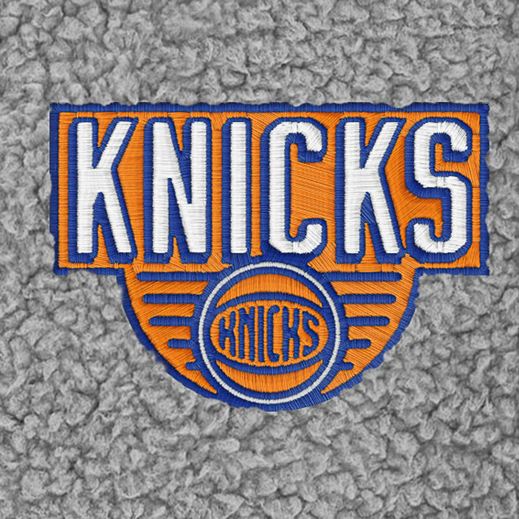 Infant & Toddler Neutral Gray New York Knicks Quarter-Zip Pullover - Image 3