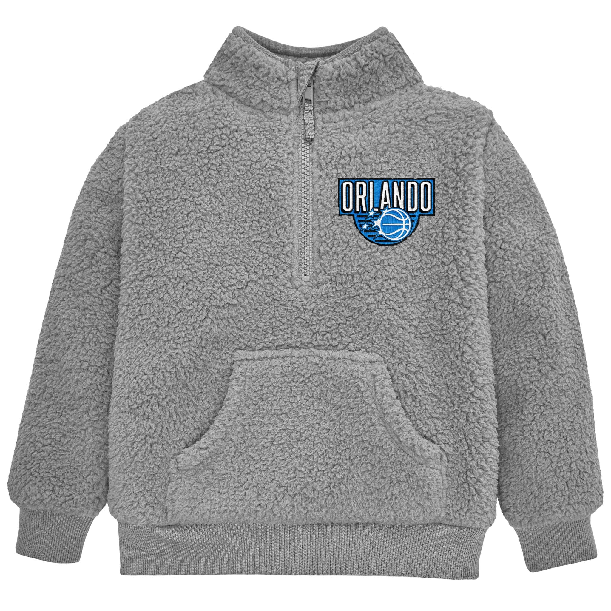 Infant & Toddler Neutral Gray Orlando Magic Quarter-Zip Pullover