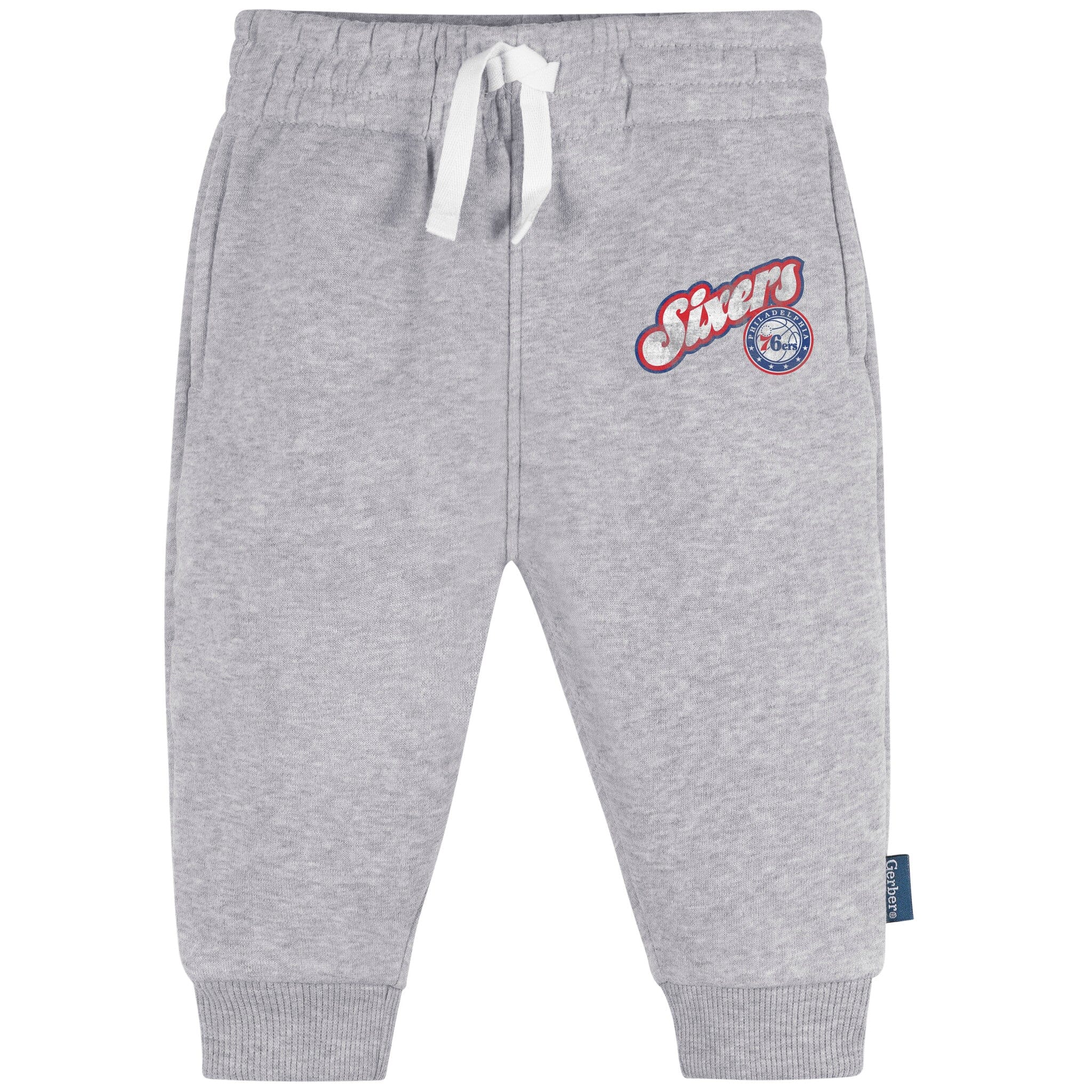 Infant & Toddler Neutral Gray Philadelphia 76ers Jogger Pants