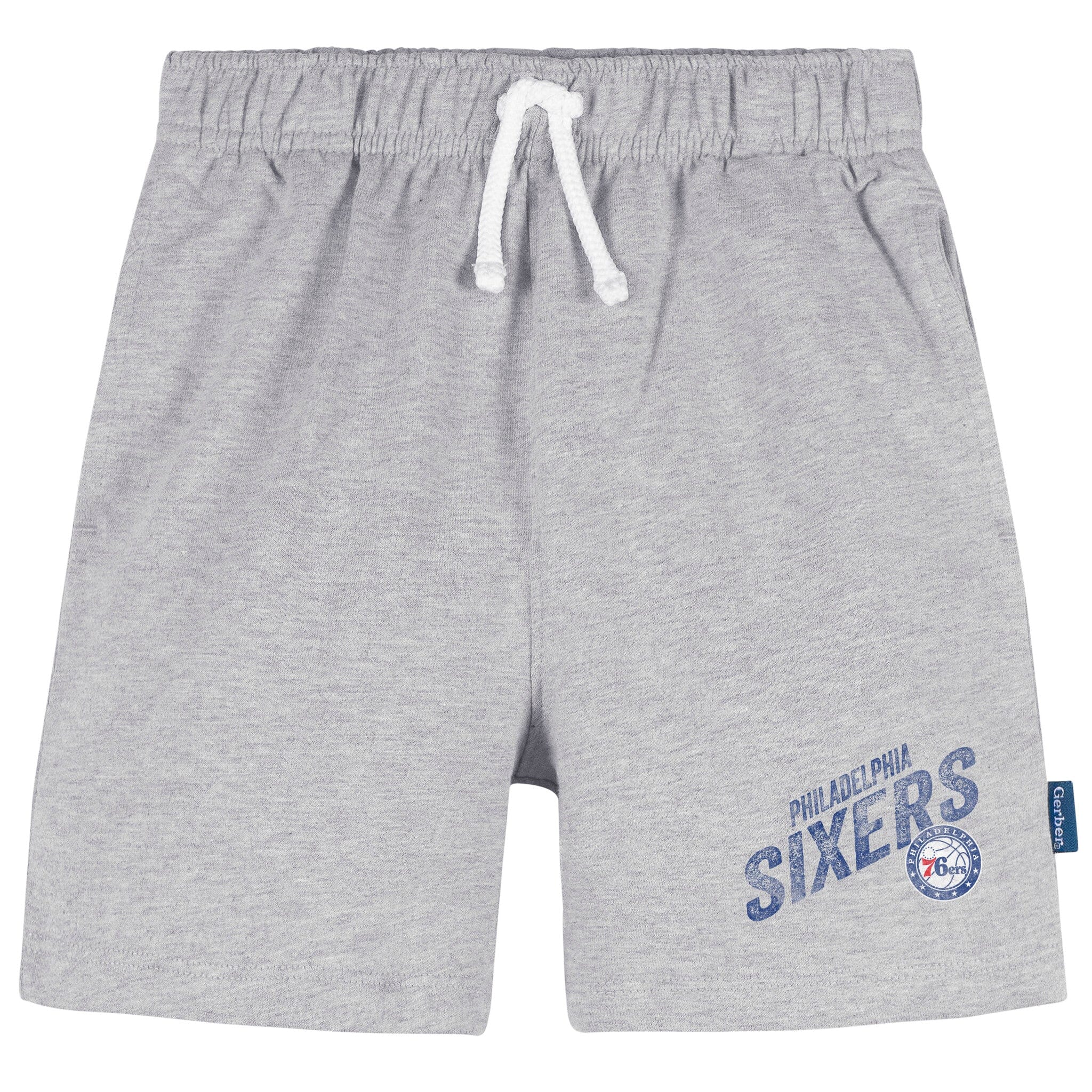Infant & Toddler Neutral Gray Philadelphia 76ers Shorts