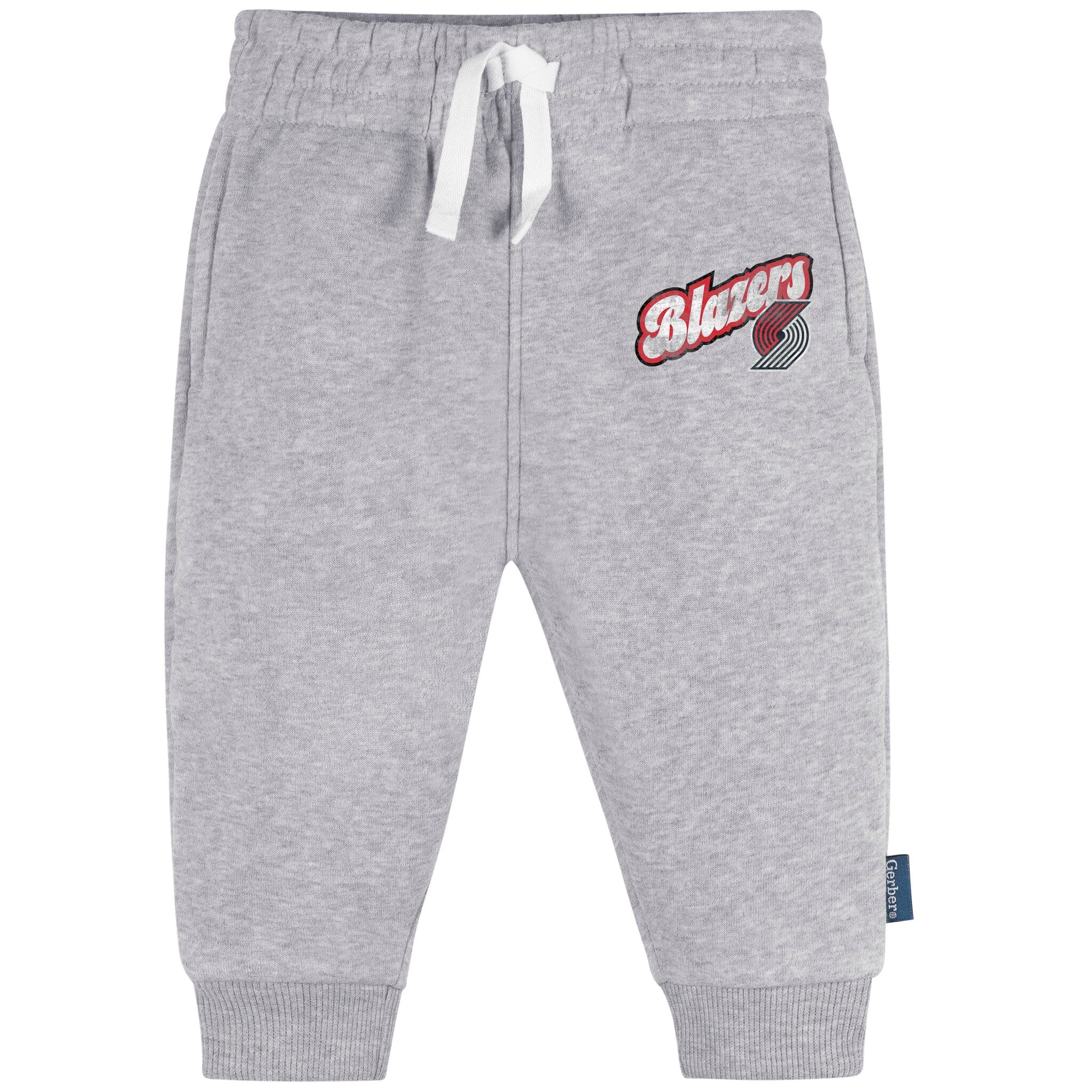 Infant & Toddler Neutral Gray Portland Trail Blazers Jogger Pants