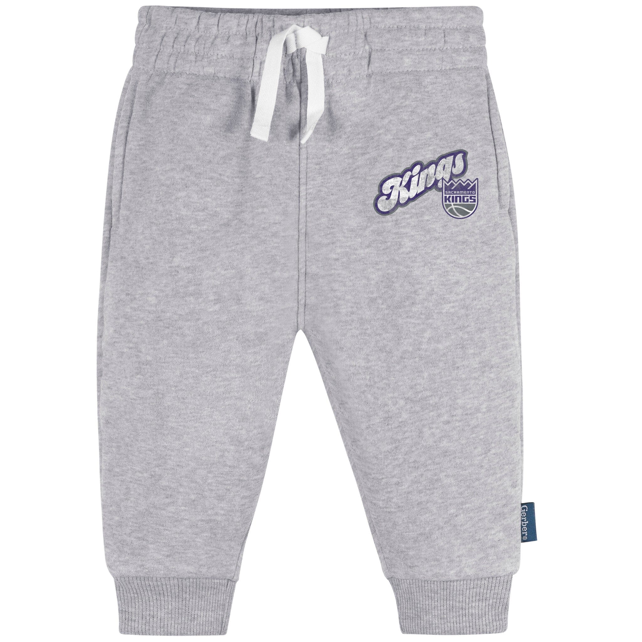 Infant & Toddler Neutral Gray Sacramento Kings Jogger Pants