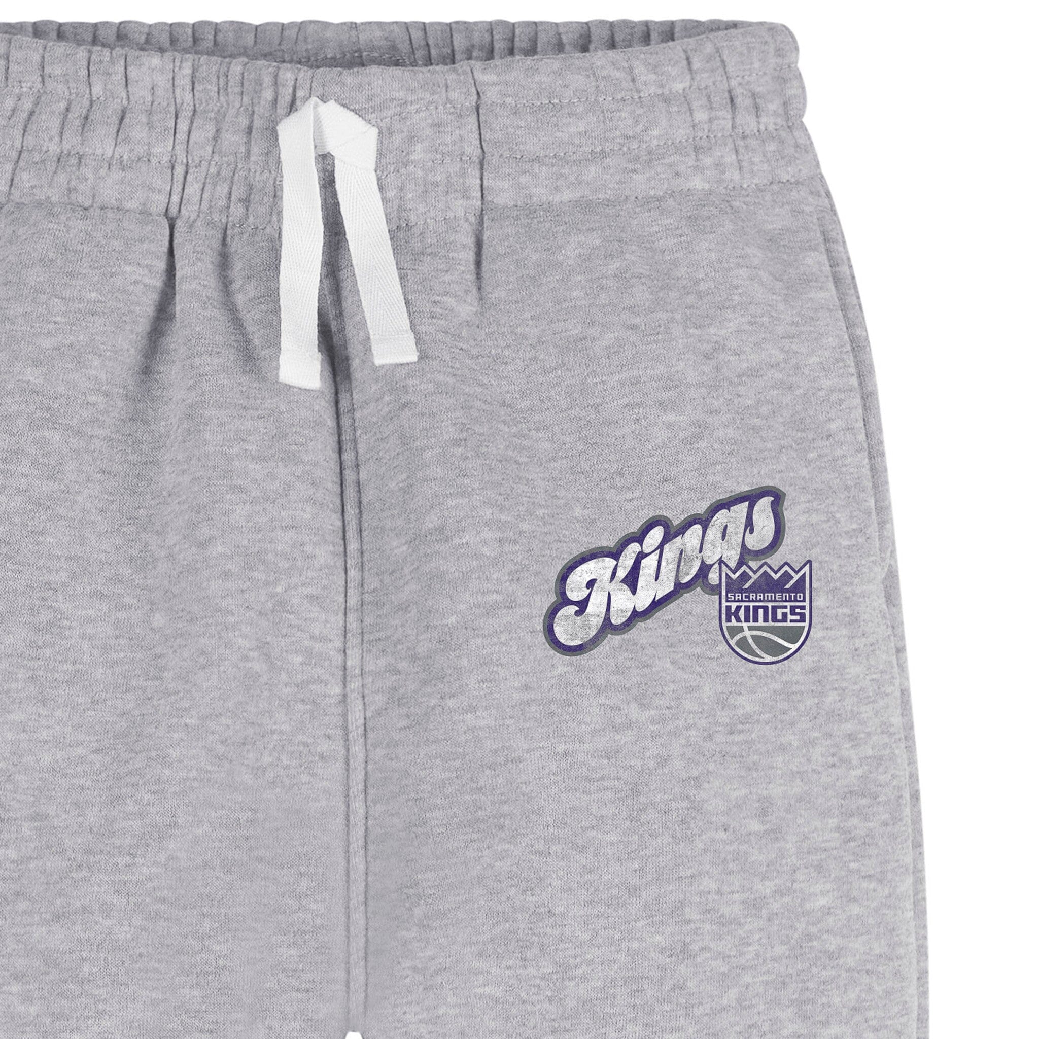 Infant & Toddler Neutral Gray Sacramento Kings Jogger Pants - Image 4