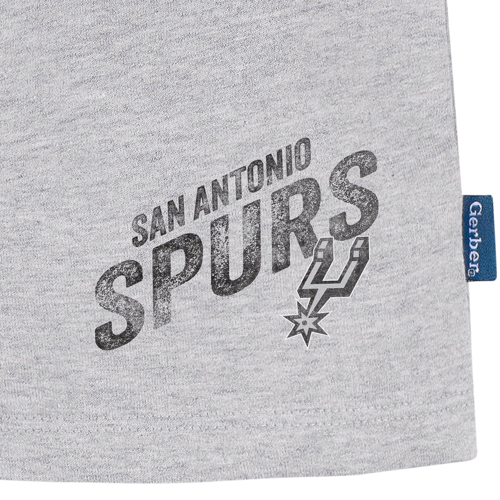 Infant & Toddler Neutral Gray San Antonio Spurs Shorts - Image 4